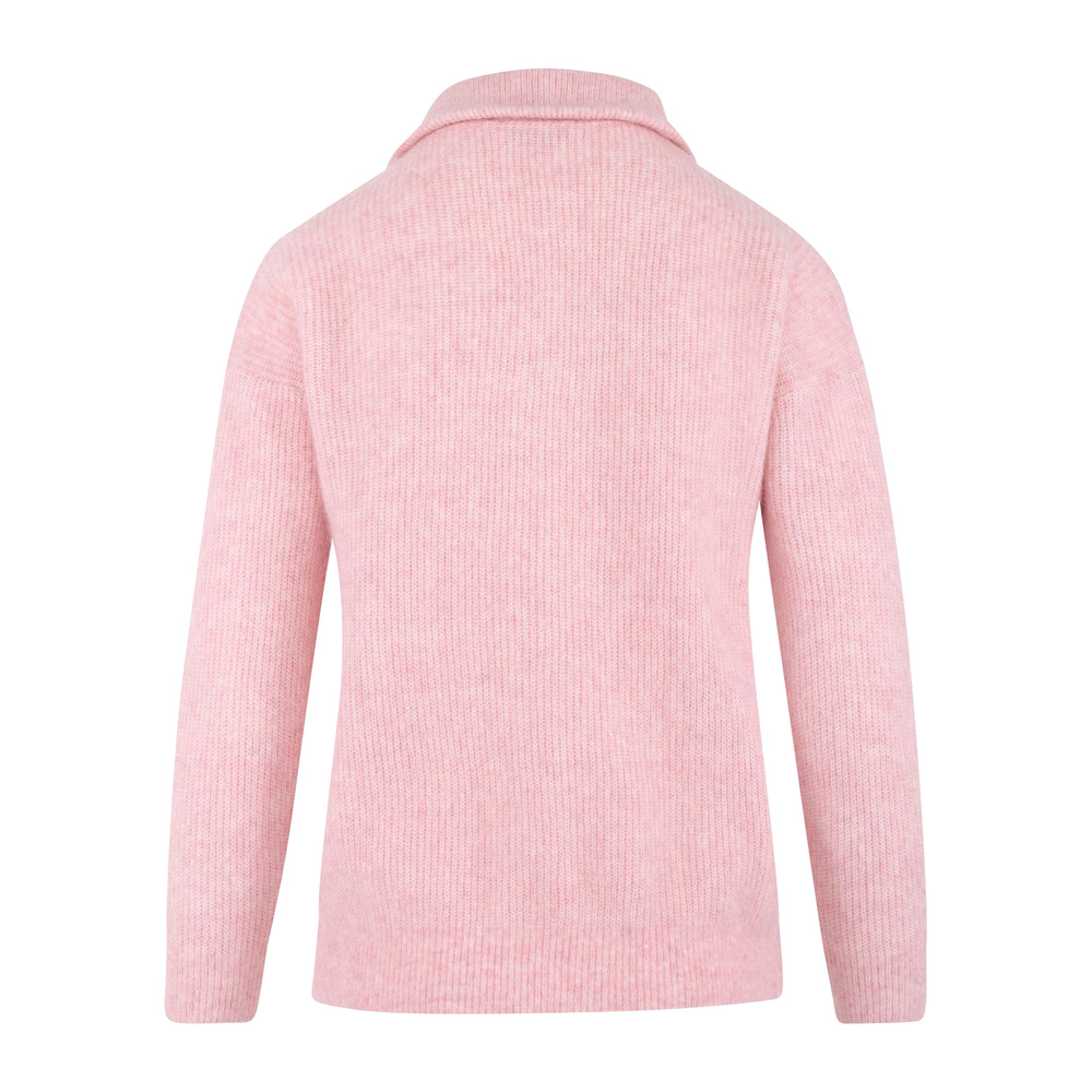 Urban Pioneers Female Alana Half-zip SWEATER BLUSH PINK
