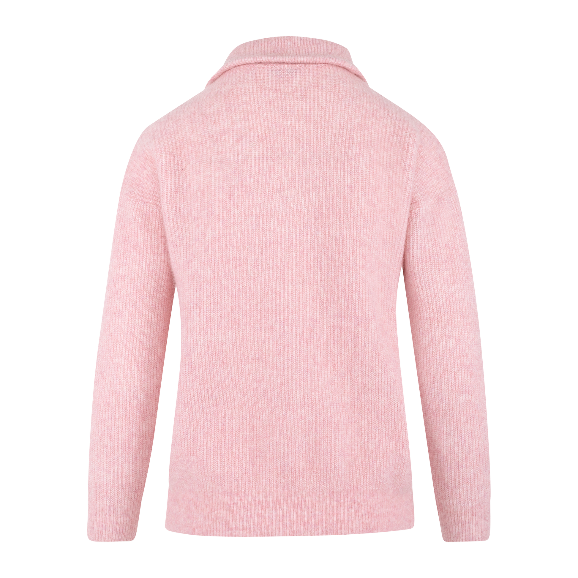 Urban Pioneers Female Alana Half-zip SWEATER BLUSH PINK