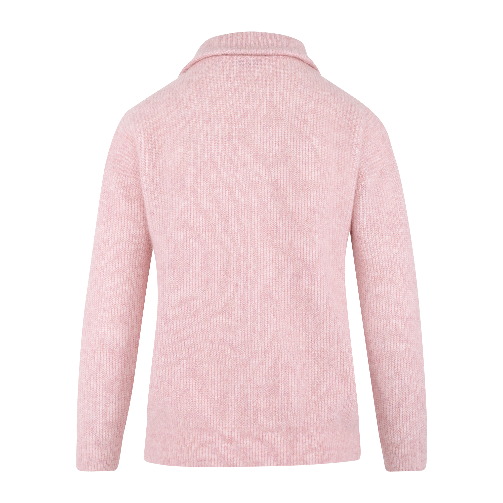 Urban Pioneers Female Alana Half-zip SWEATER BLUSH PINK