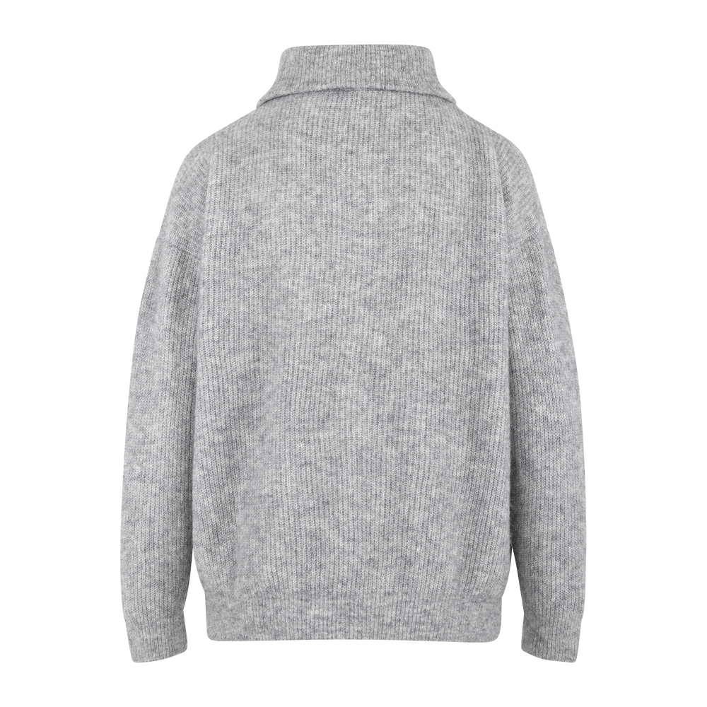 Urban Pioneers Female Alana Half-zip SWEATER GREY MELANGE