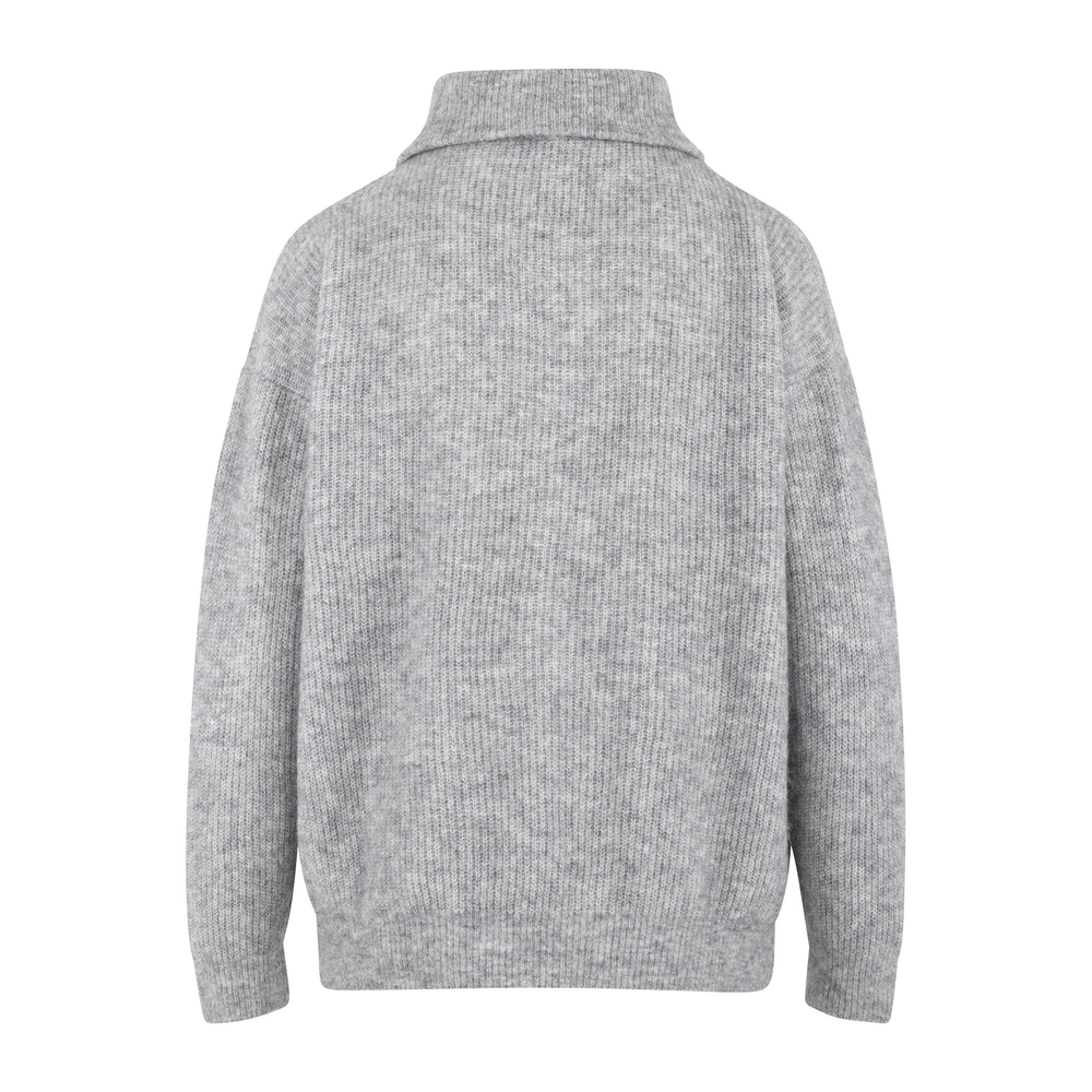 Urban Pioneers Female Alana Half-zip SWEATER GREY MELANGE