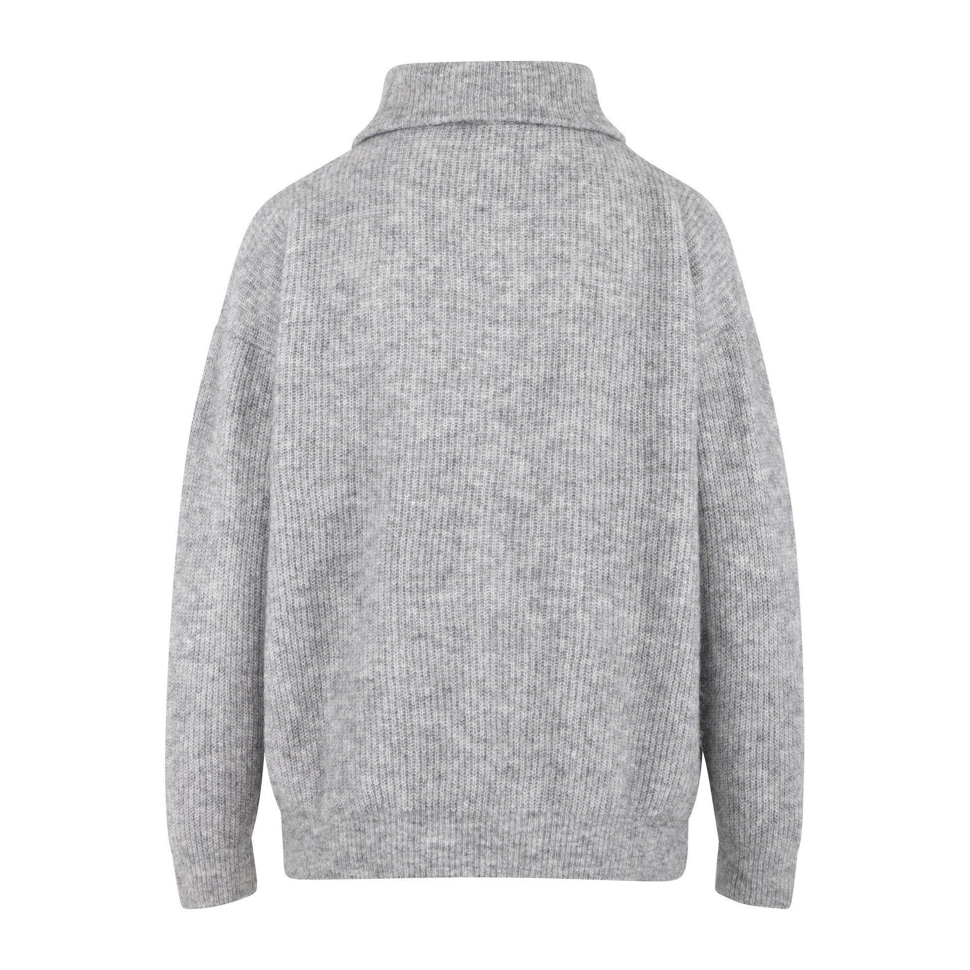 Urban Pioneers Female Alana Half-zip SWEATER GREY MELANGE