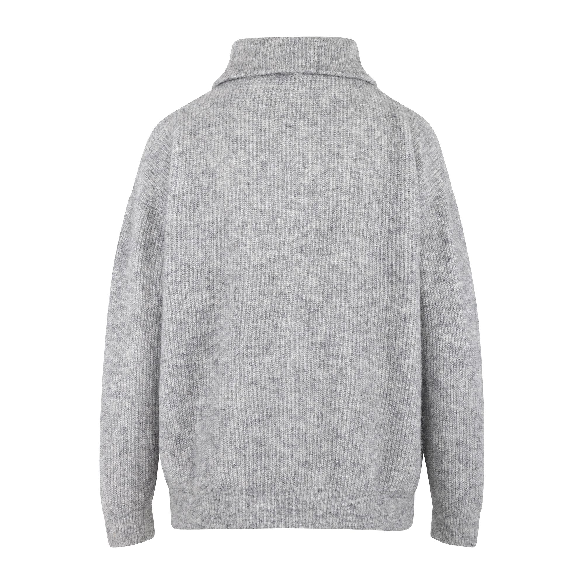 Urban Pioneers Female Alana Half-zip SWEATER GREY MELANGE