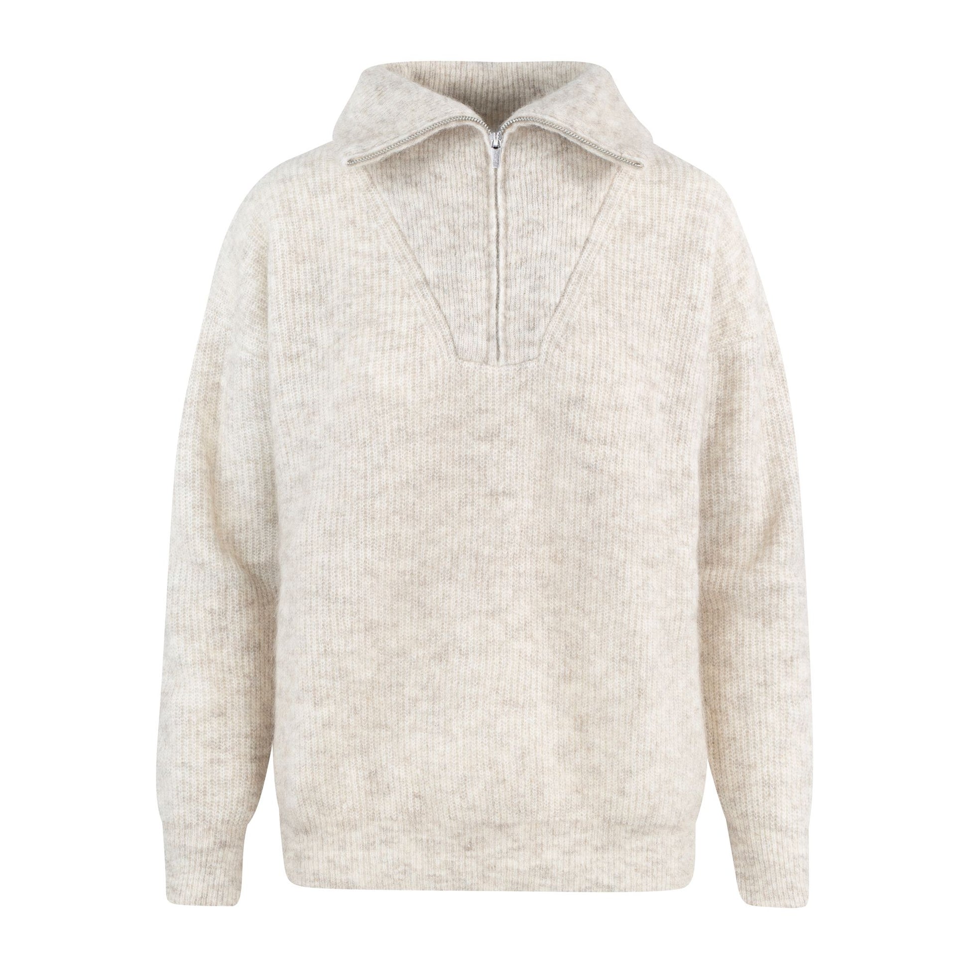 Urban Pioneers Female Alana Half-zip SWEATER SAND