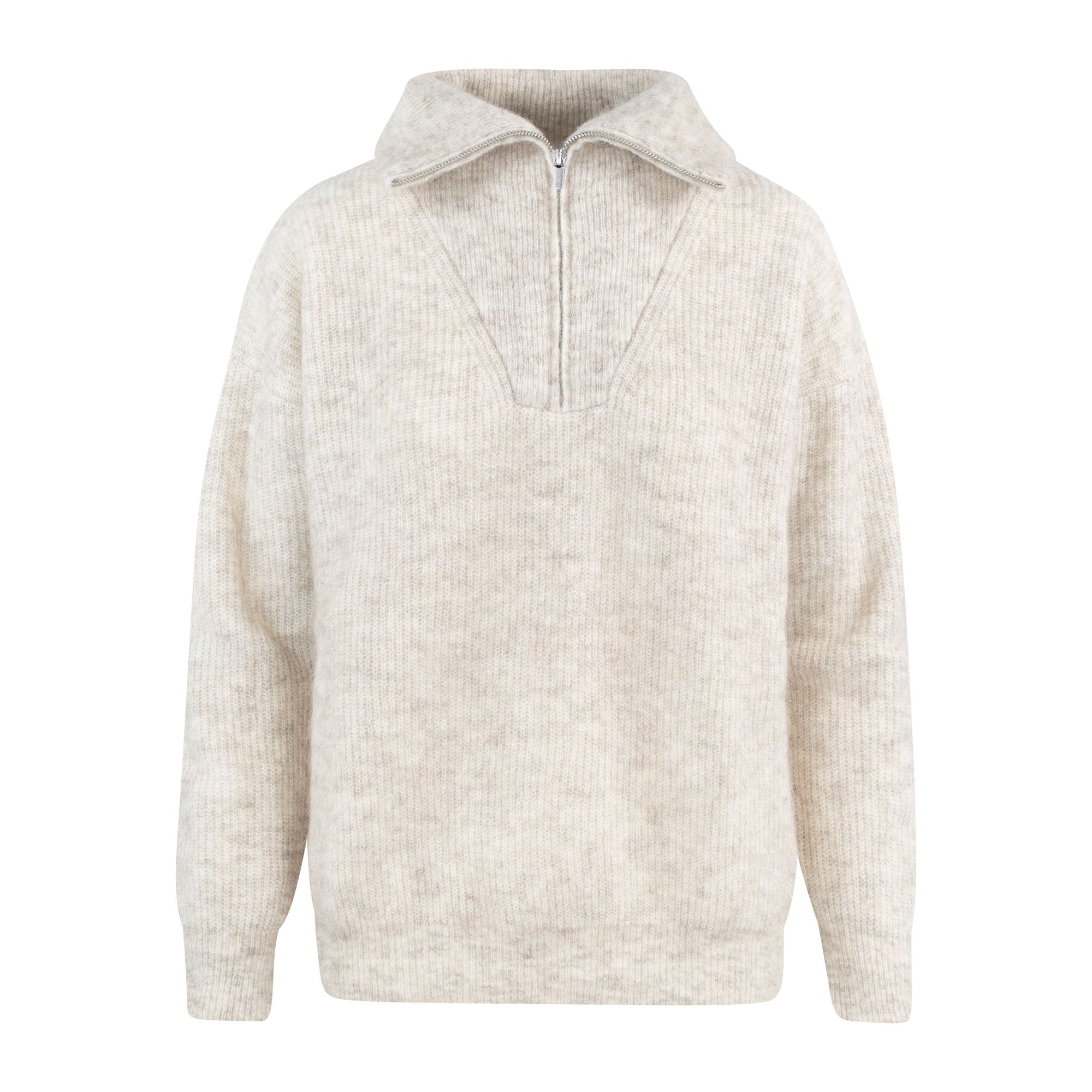Urban Pioneers Female Alana Half-zip SWEATER SAND