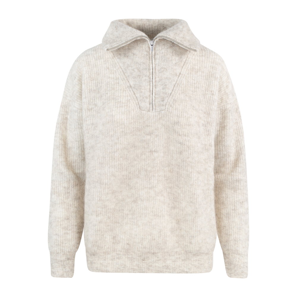 Urban Pioneers Female Alana Half-zip SWEATER SAND