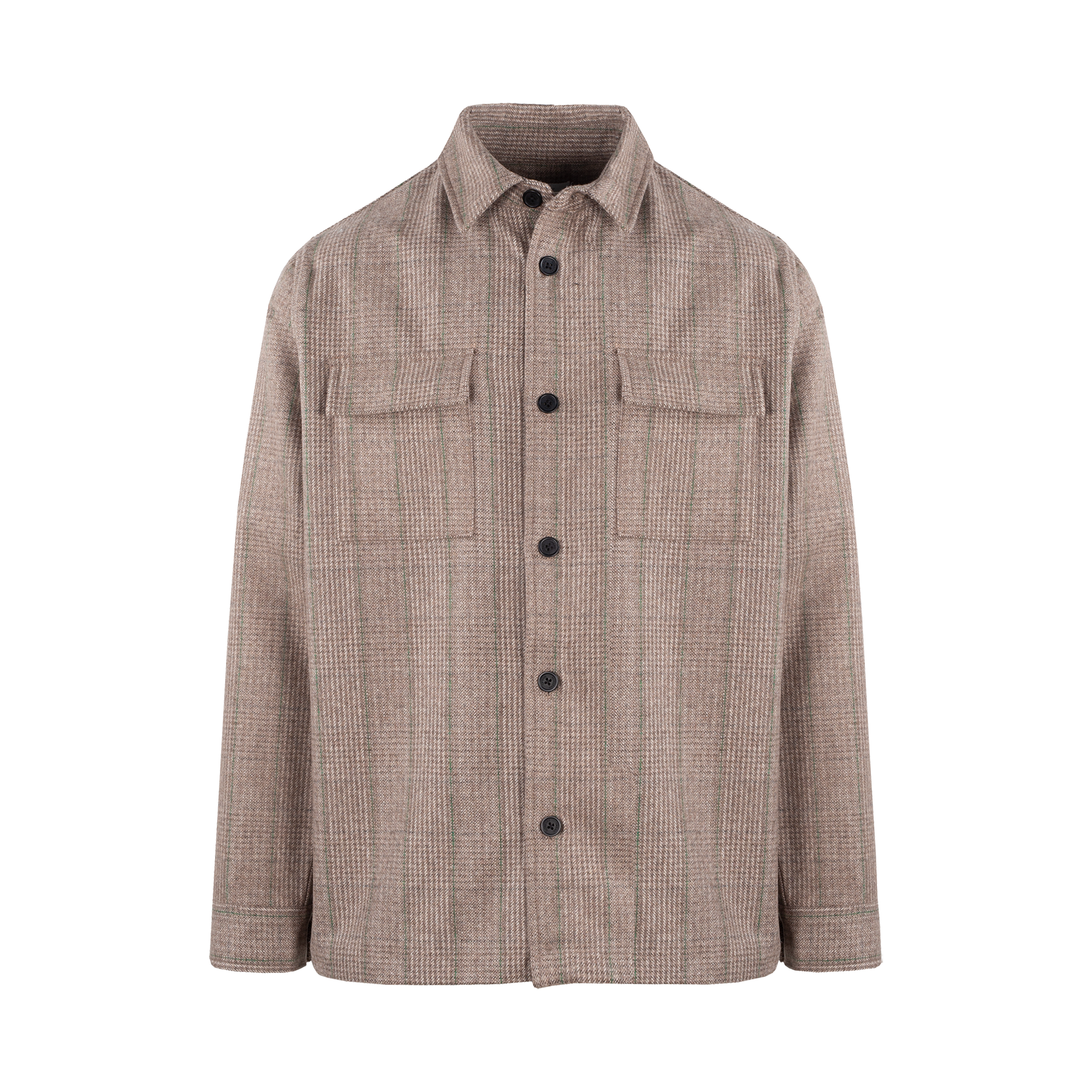 Urban Pioneers Male Ali Overshirt OVERSHIRT BROWN CHECK
