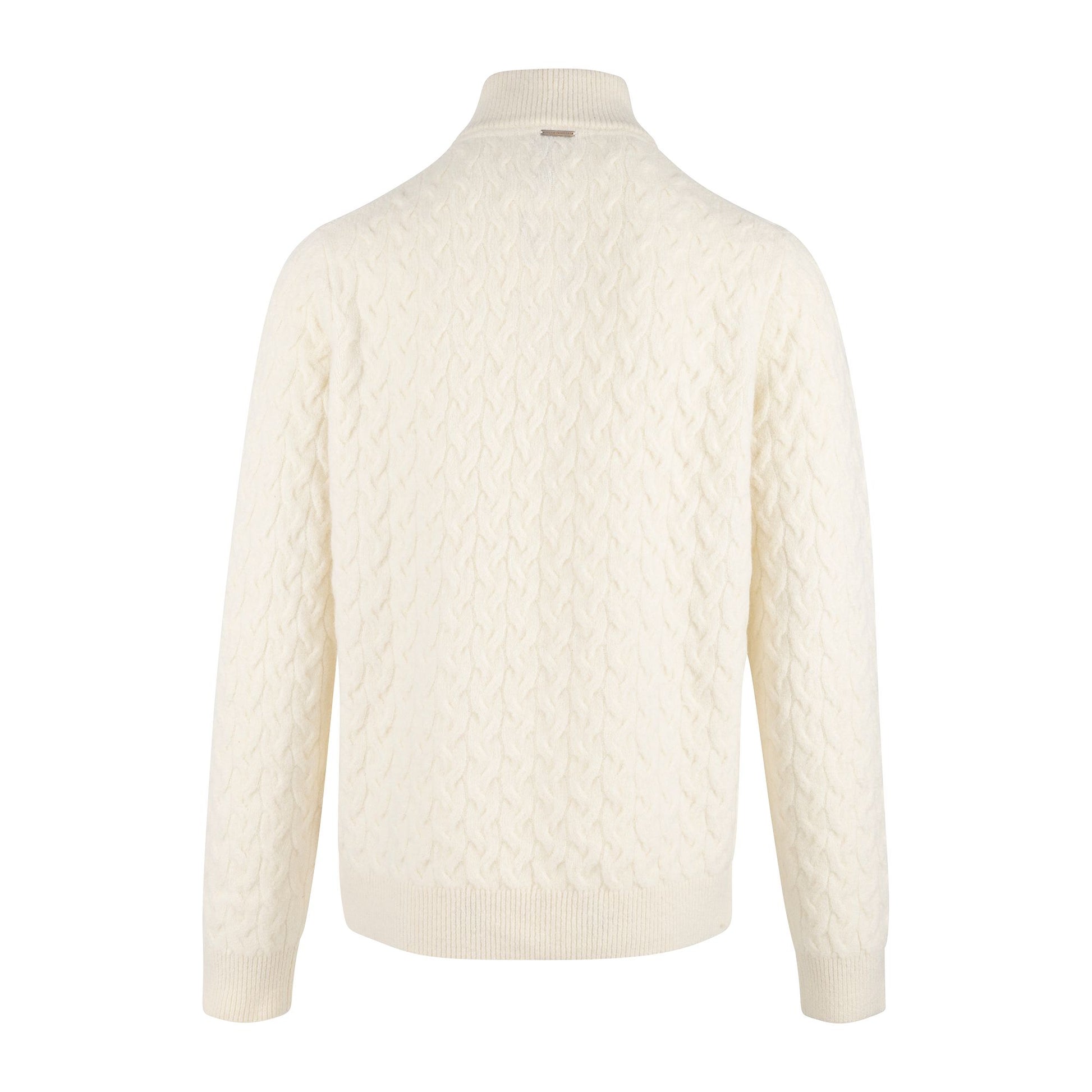 Urban Pioneers Male Aston Half-zip SWEATER CREAM