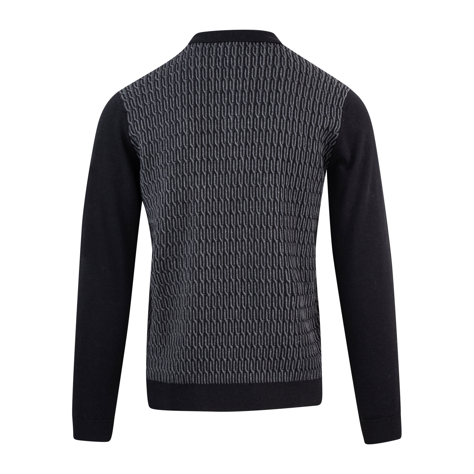 Urban Pioneers Male Balin Half-zip SWEATER BLACK