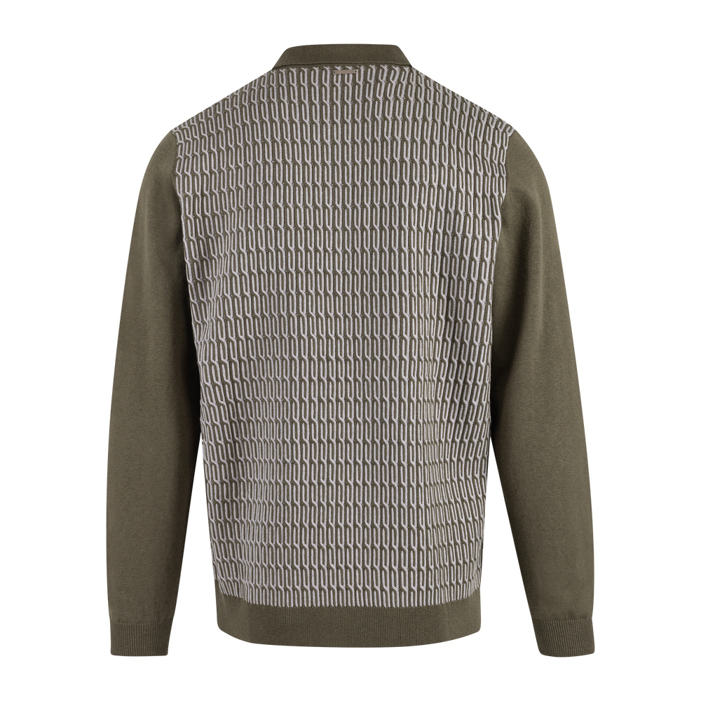 Urban Pioneers Male Balin Half-zip SWEATER DUSTY OLIVE