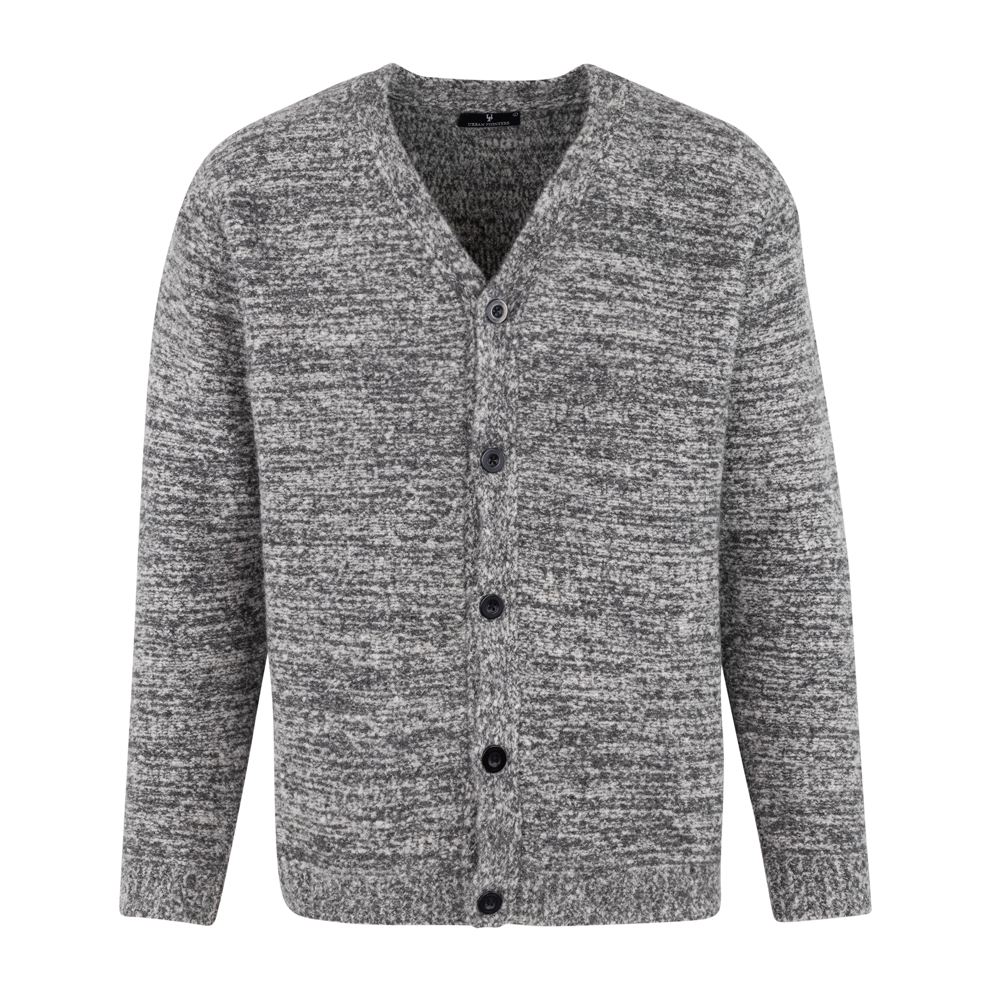 Urban Pioneers Male Benne Cardigan CARDIGAN GREY MELANGE