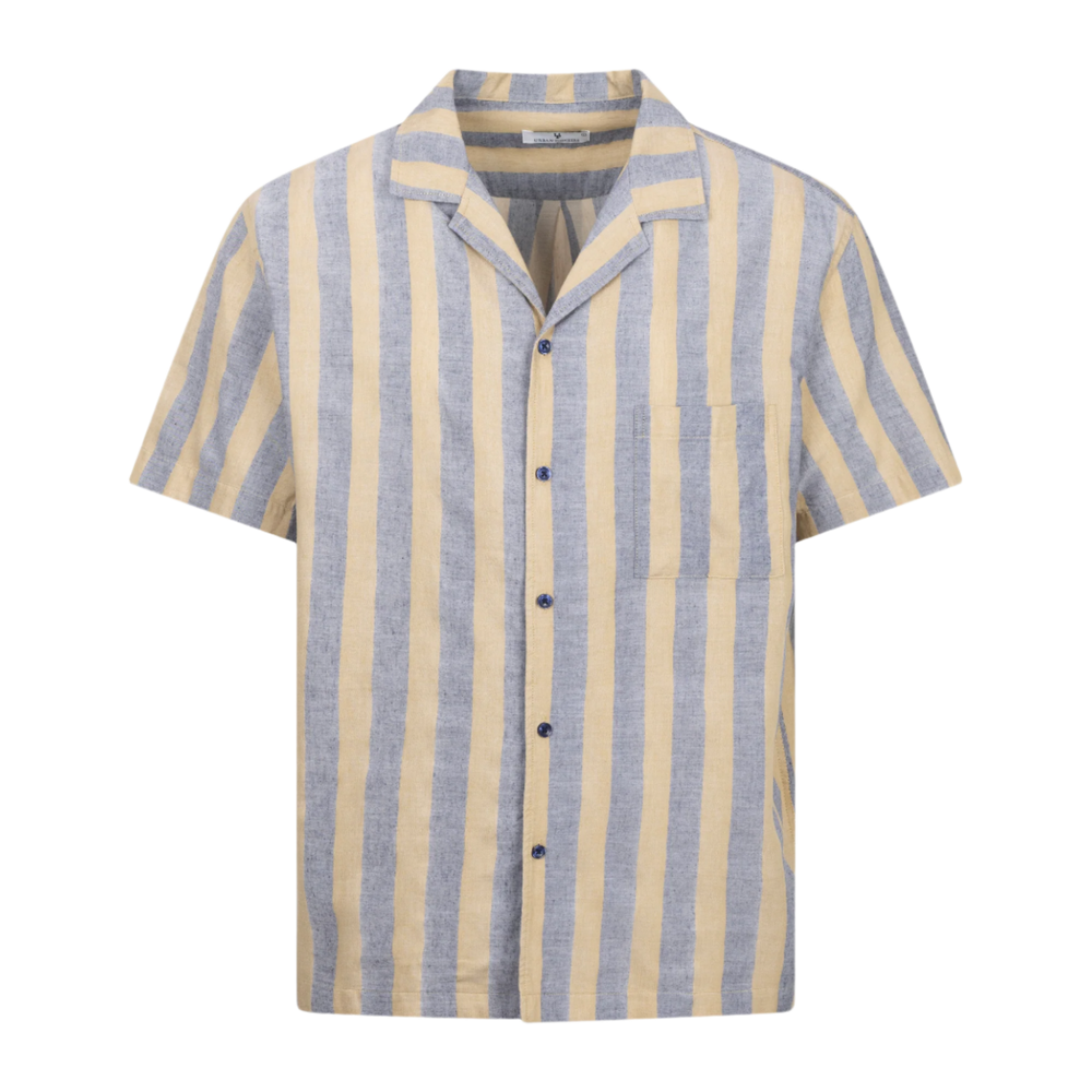 Urban Pioneers Male Bernard SS SHIRT BLUE