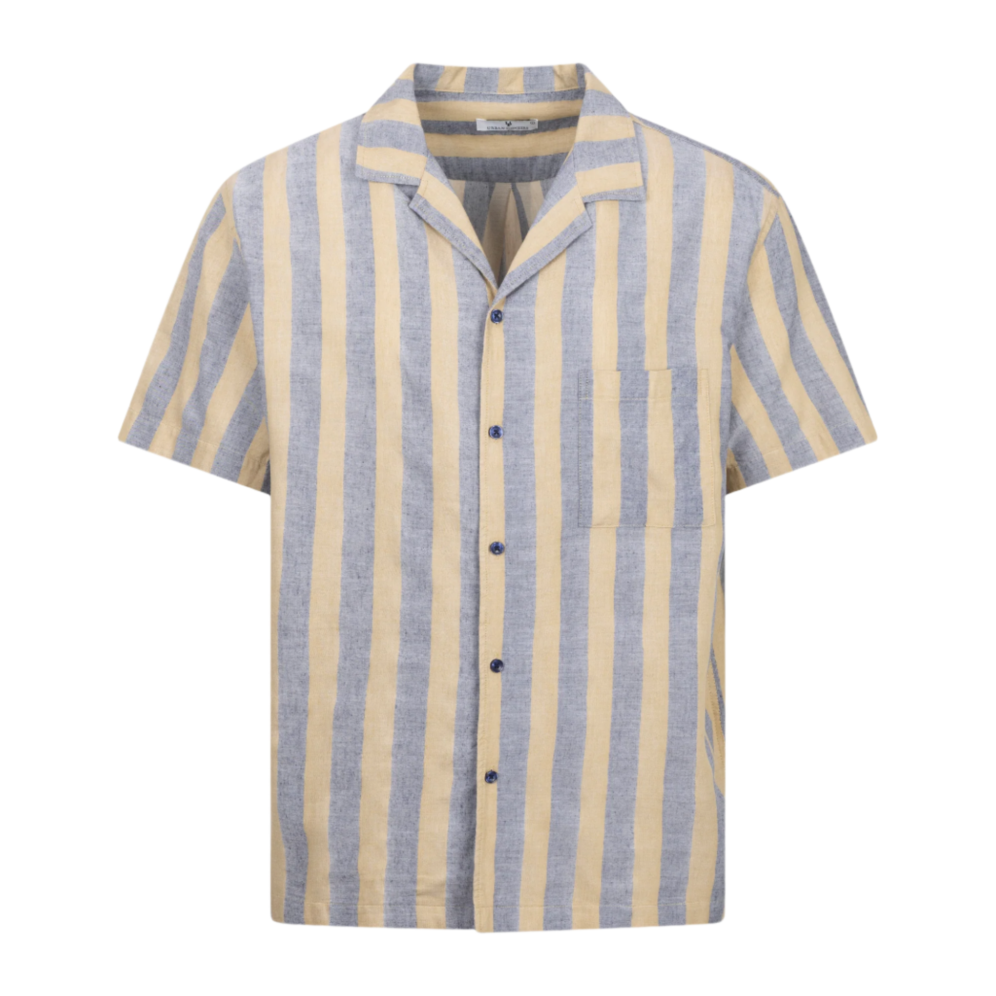 Urban Pioneers Male Bernard SS SHIRT BLUE