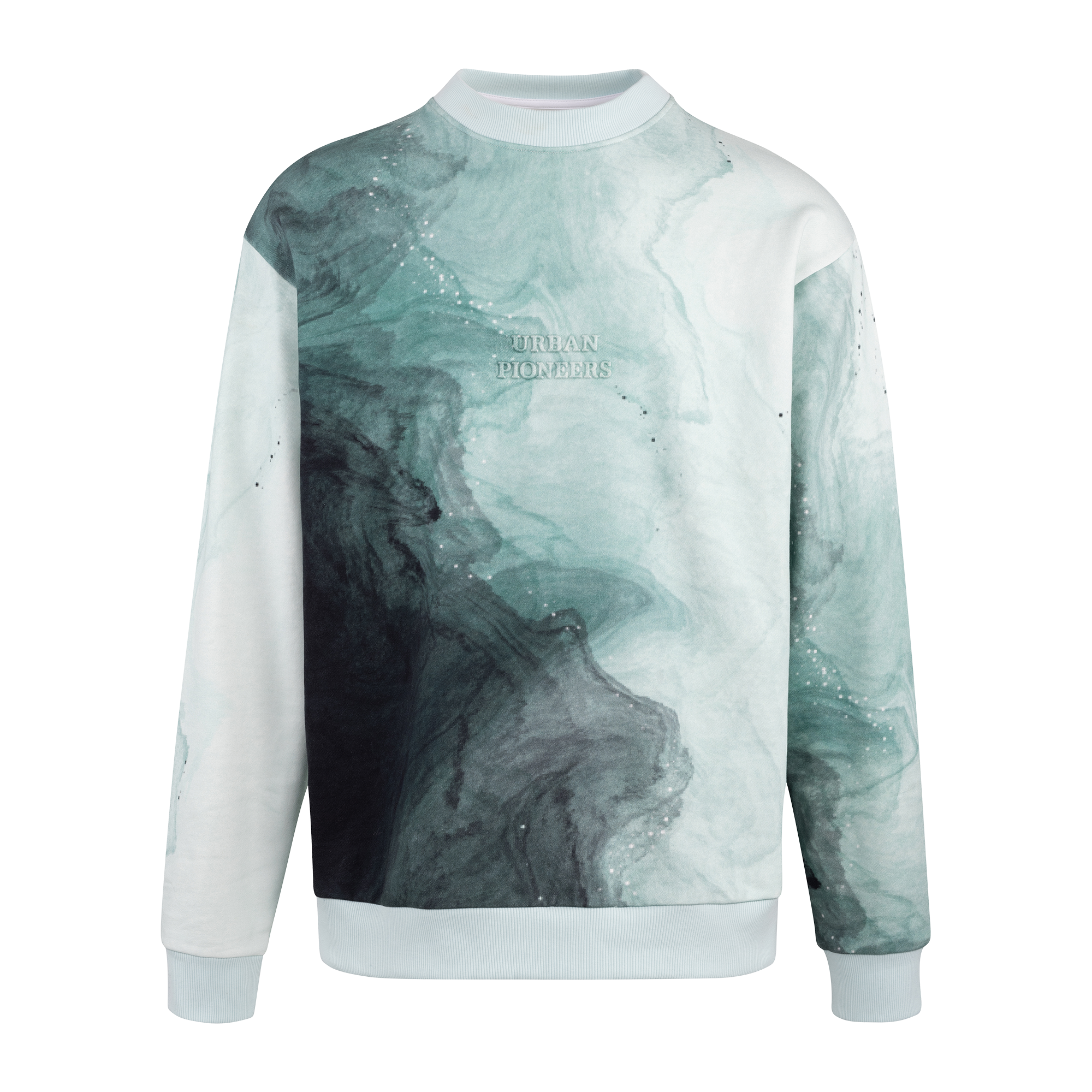 Urban Pioneers Male Bernstein Sweatshirt SWEATER DEEP OCEAN AOP