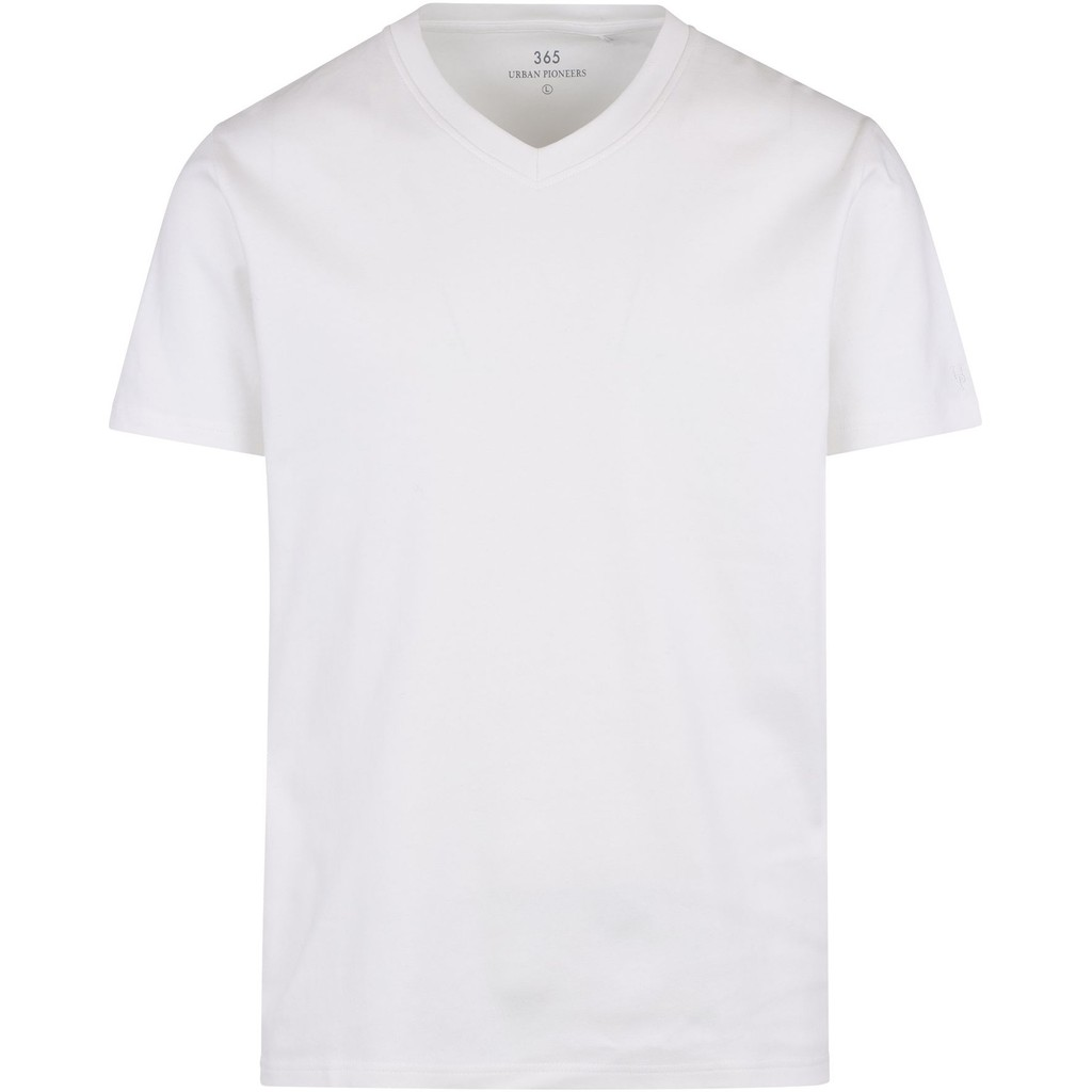 Urban Pioneers Male Bruno V-neck Tee T-SHIRT WHITE