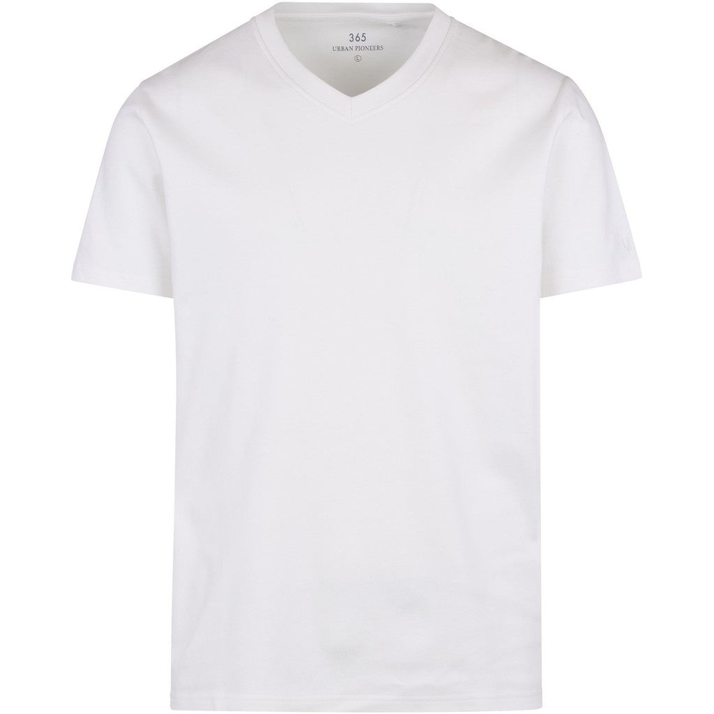 Urban Pioneers Male Bruno V-neck Tee T-SHIRT WHITE