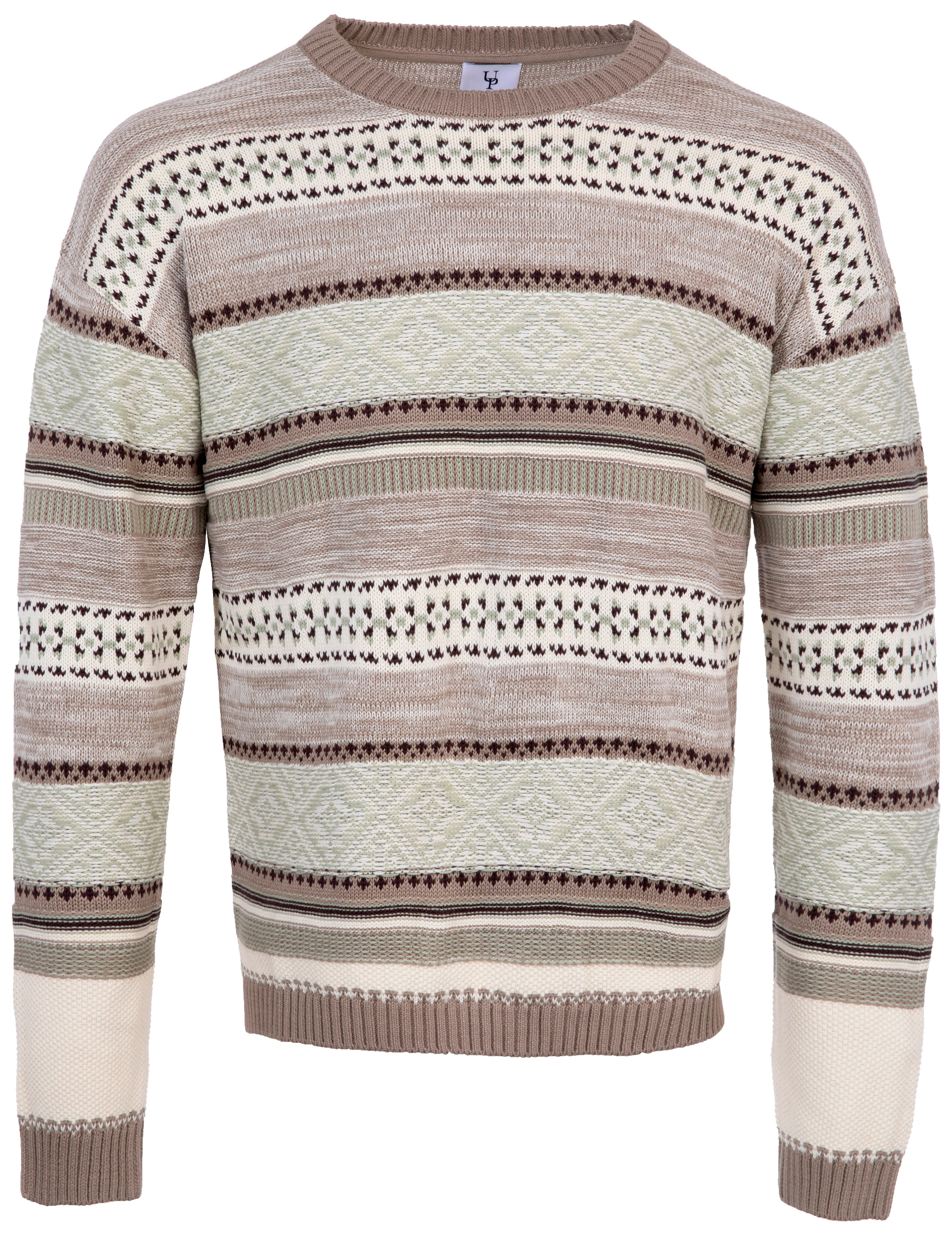 Urban Pioneers Male Caleb Sweater SWEATER GREEN MULTI