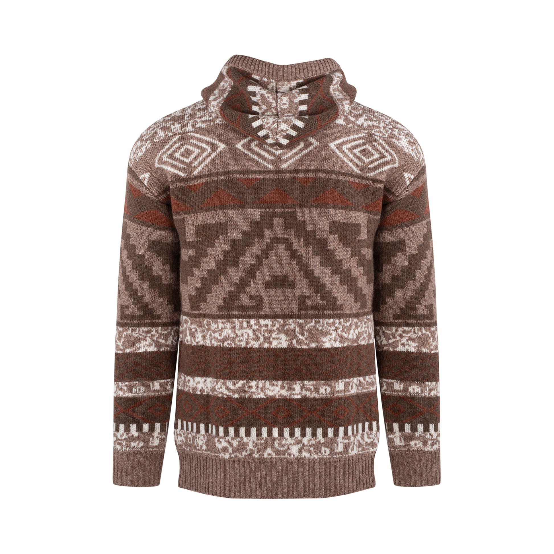 Urban Pioneers Male Calli Hoodie SWEATER BROWN MULTI