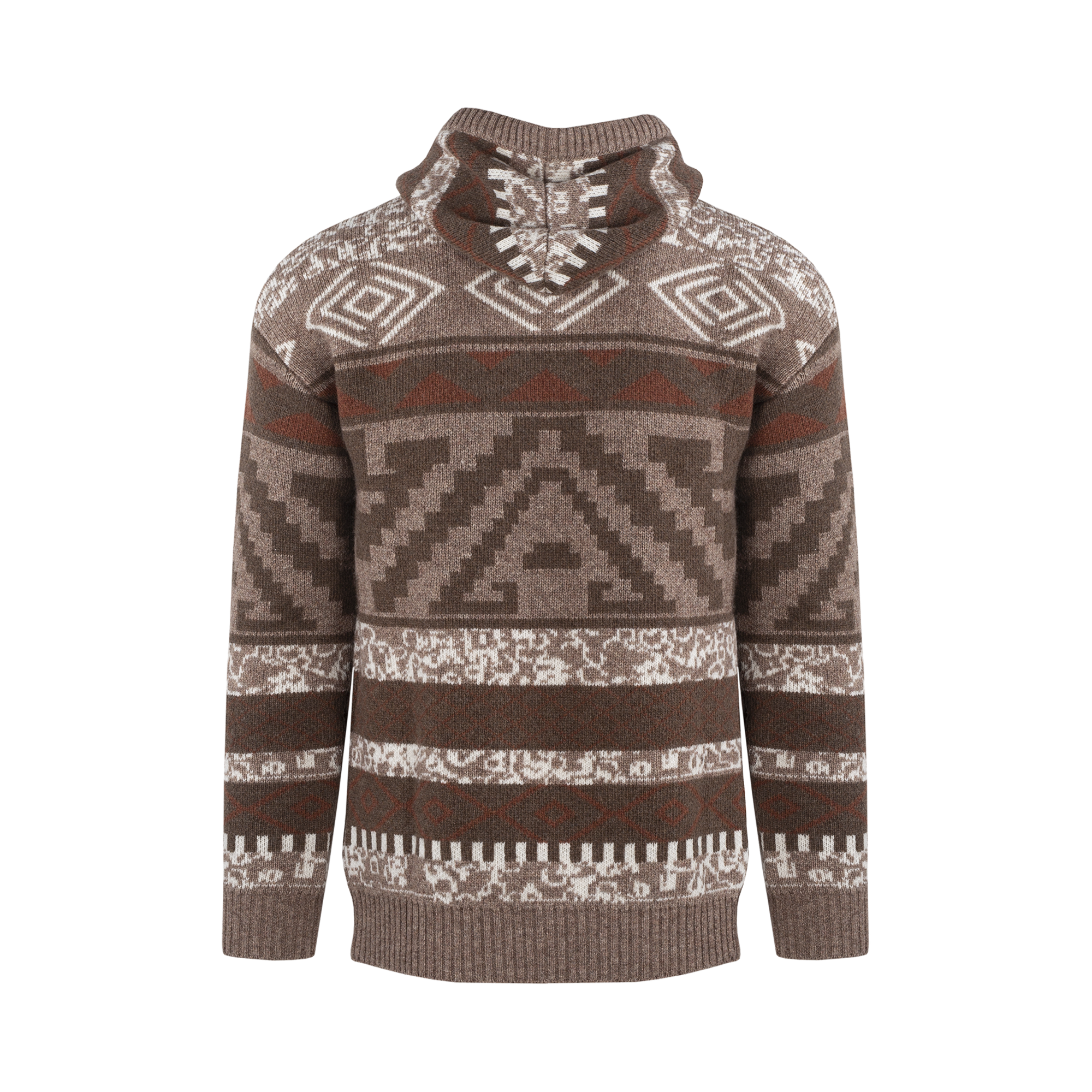 Urban Pioneers Male Calli Hoodie SWEATER BROWN MULTI