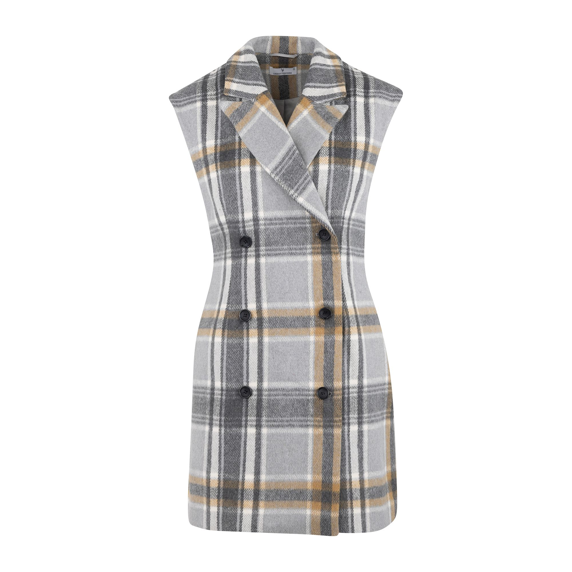 Urban Pioneers Female Chantal Vest VEST GREY CHECK