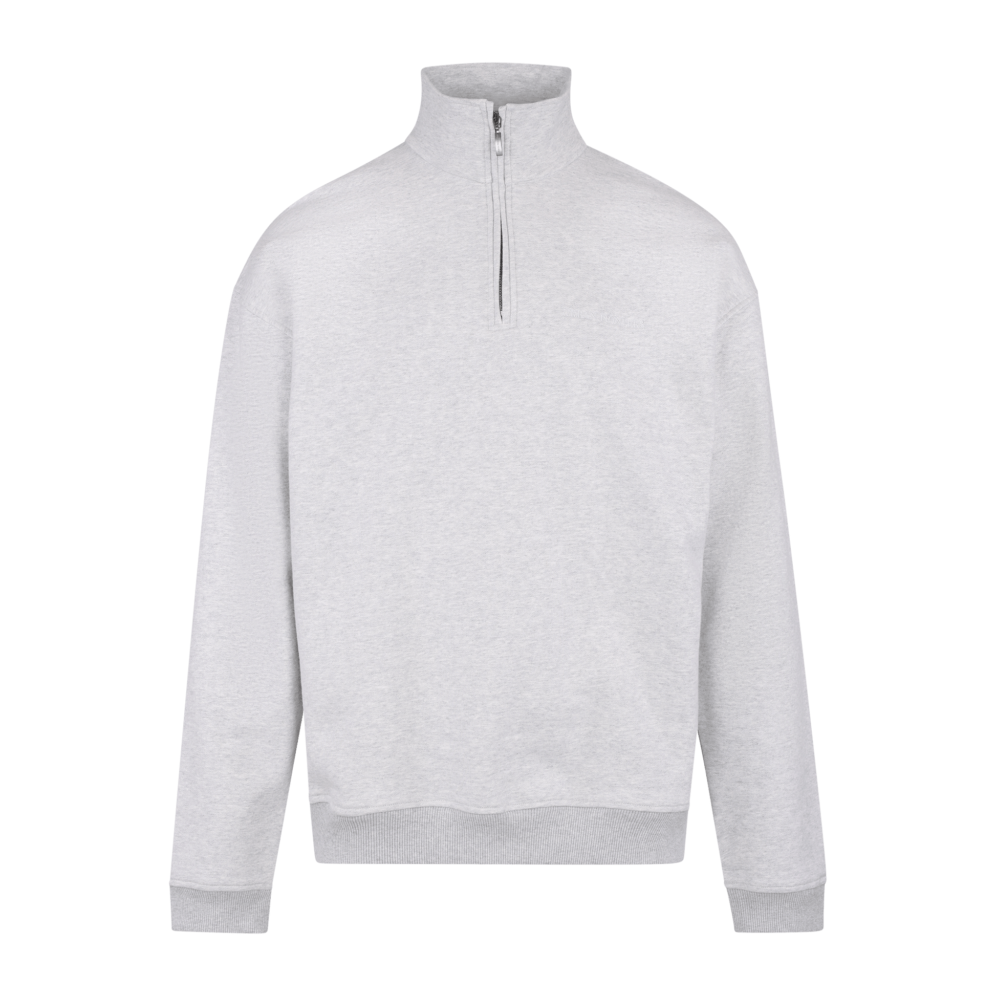 Urban Pioneers Male Chow Half-zip SWEATER LIGHT GREY MELANGE