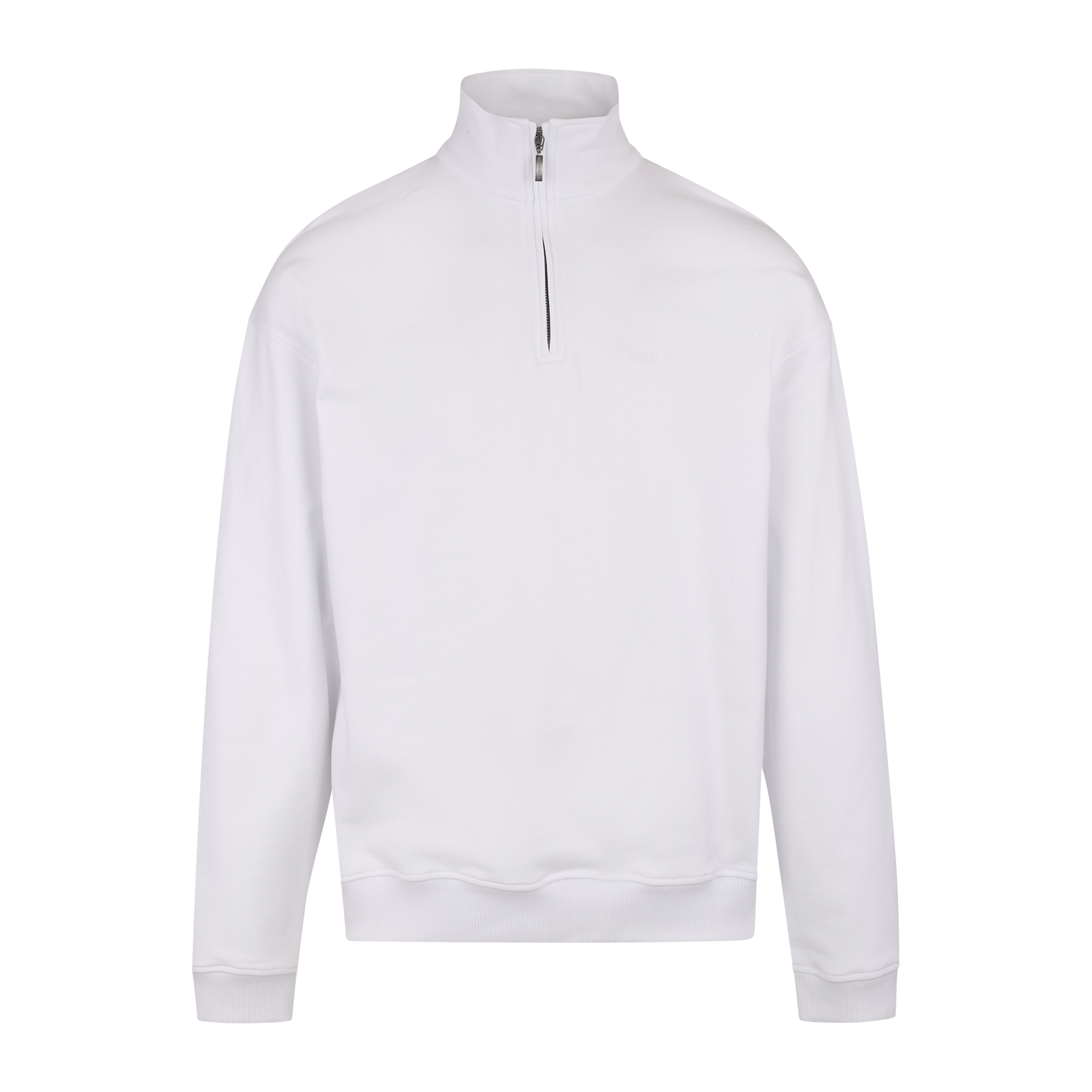 Urban Pioneers Male Chow Half-zip SWEATER WHITE