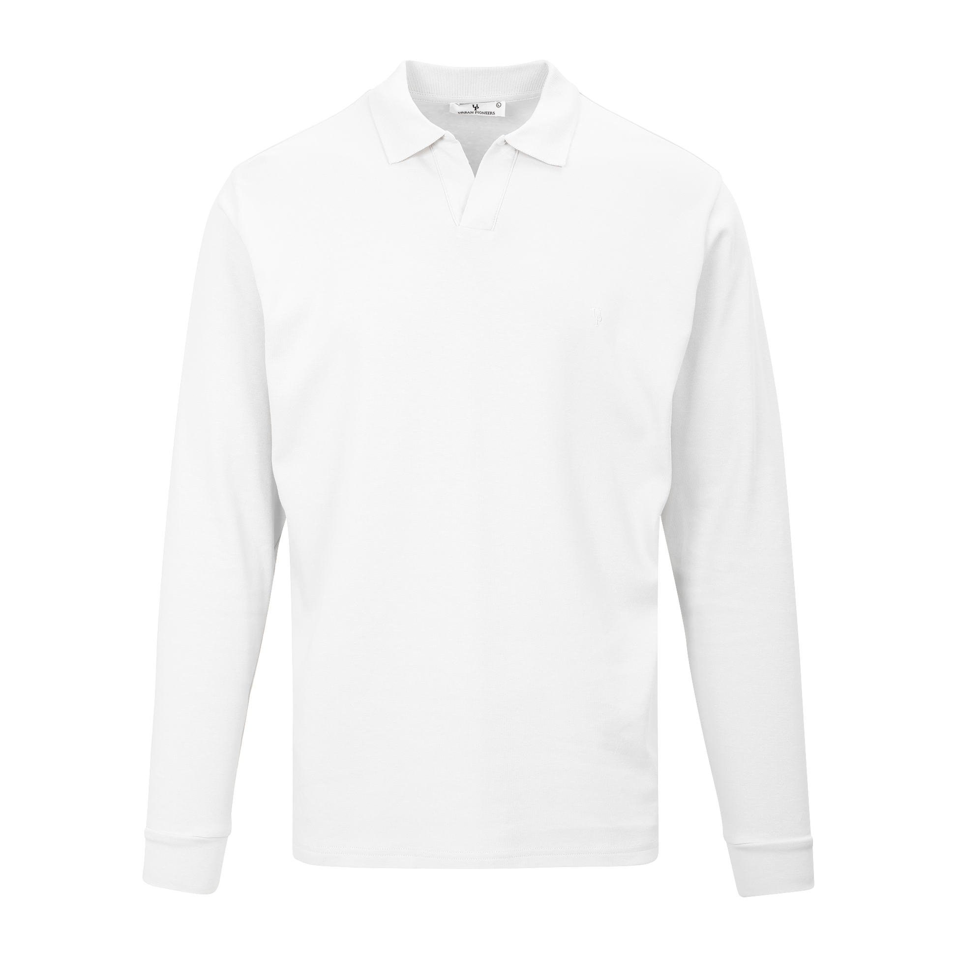 Urban Pioneers Male Dani LS Pique PIQUE WHITE