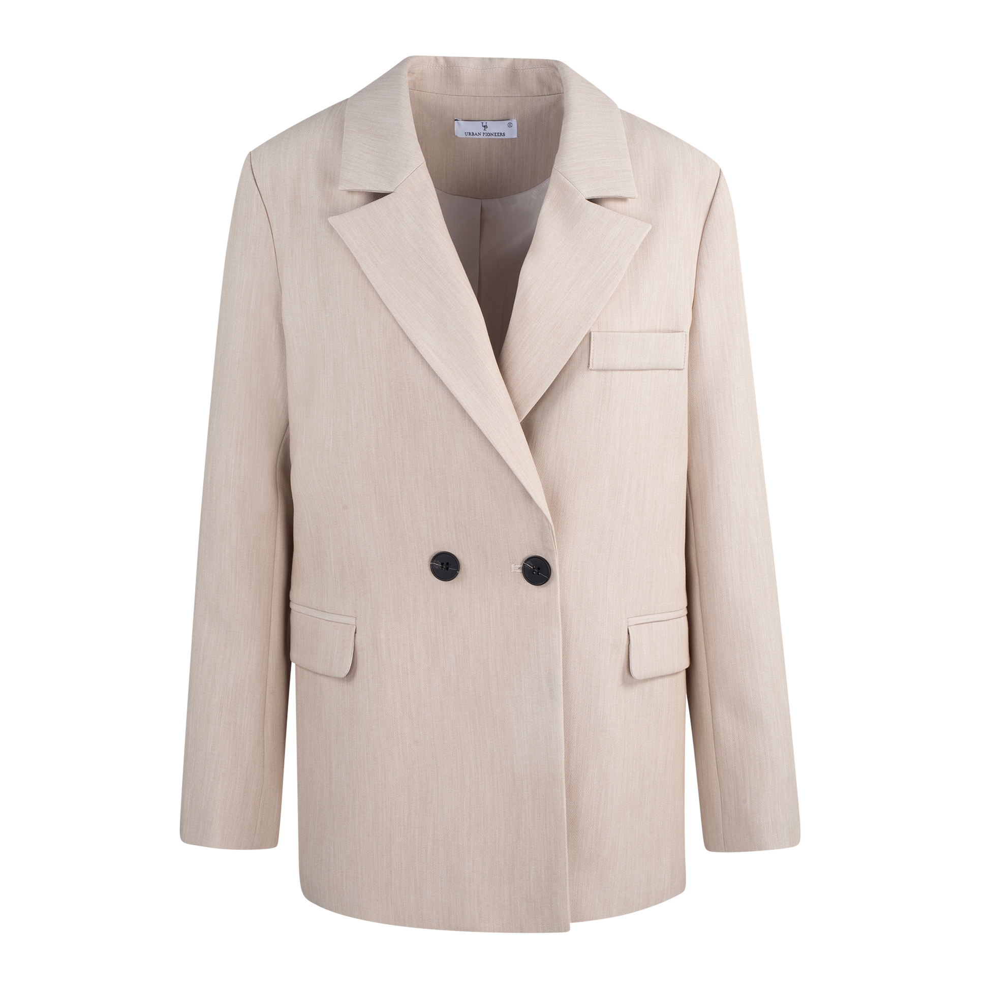 Urban Pioneers Female Devaki Blazer BLAZER SAND MELANGE
