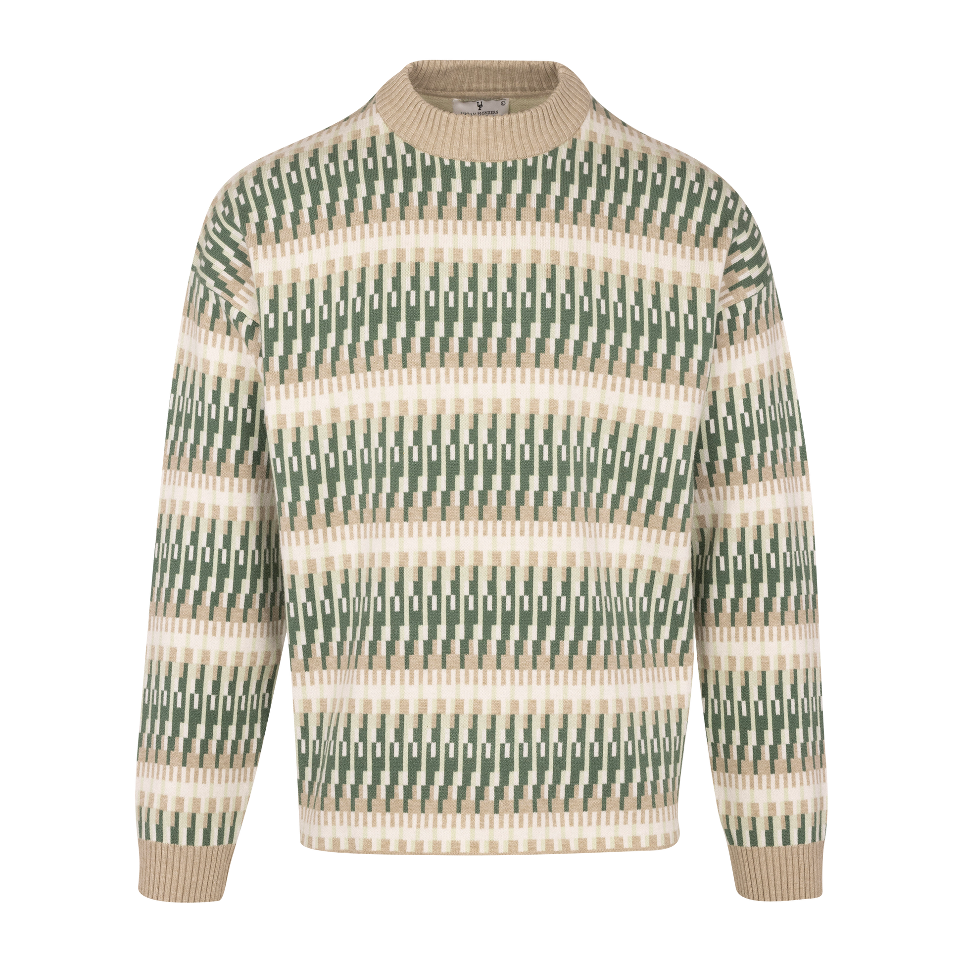 Urban Pioneers Male Dino Sweater SWEATER GREEN MULTI