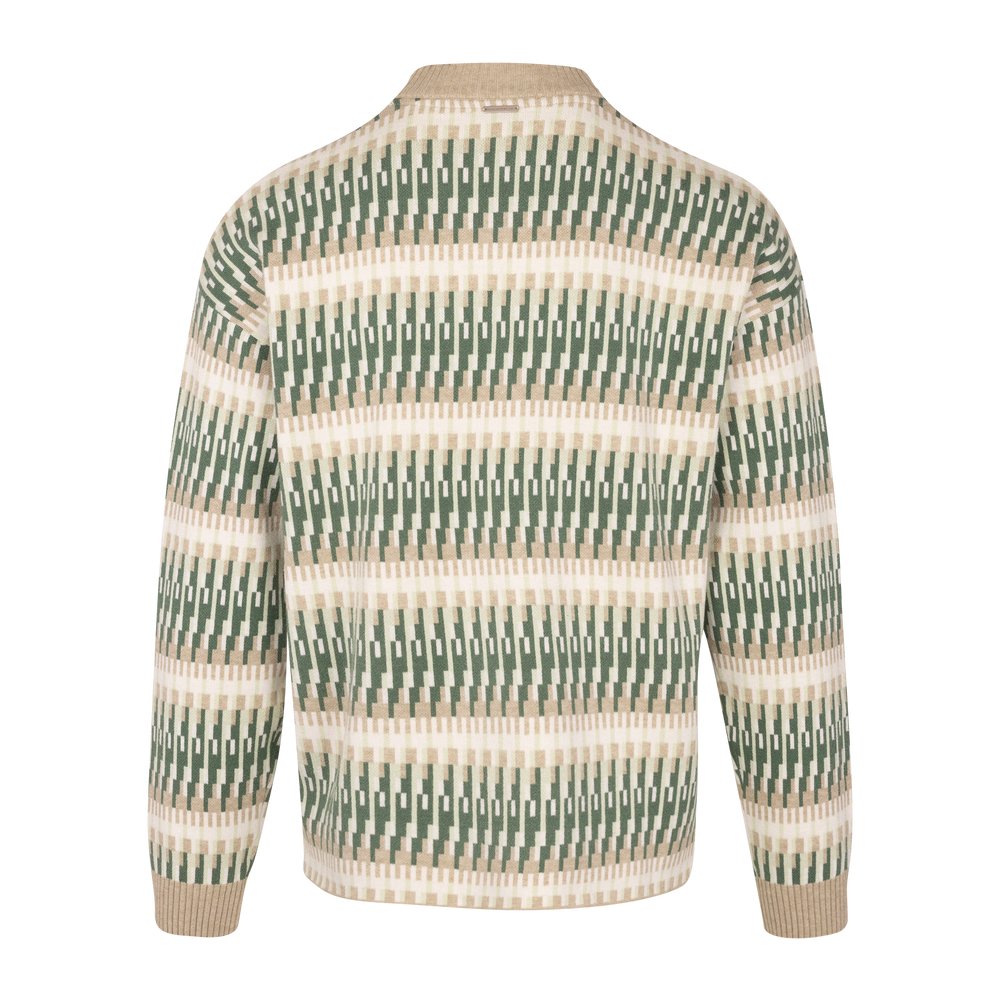 Urban Pioneers Male Dino Sweater SWEATER GREEN MULTI