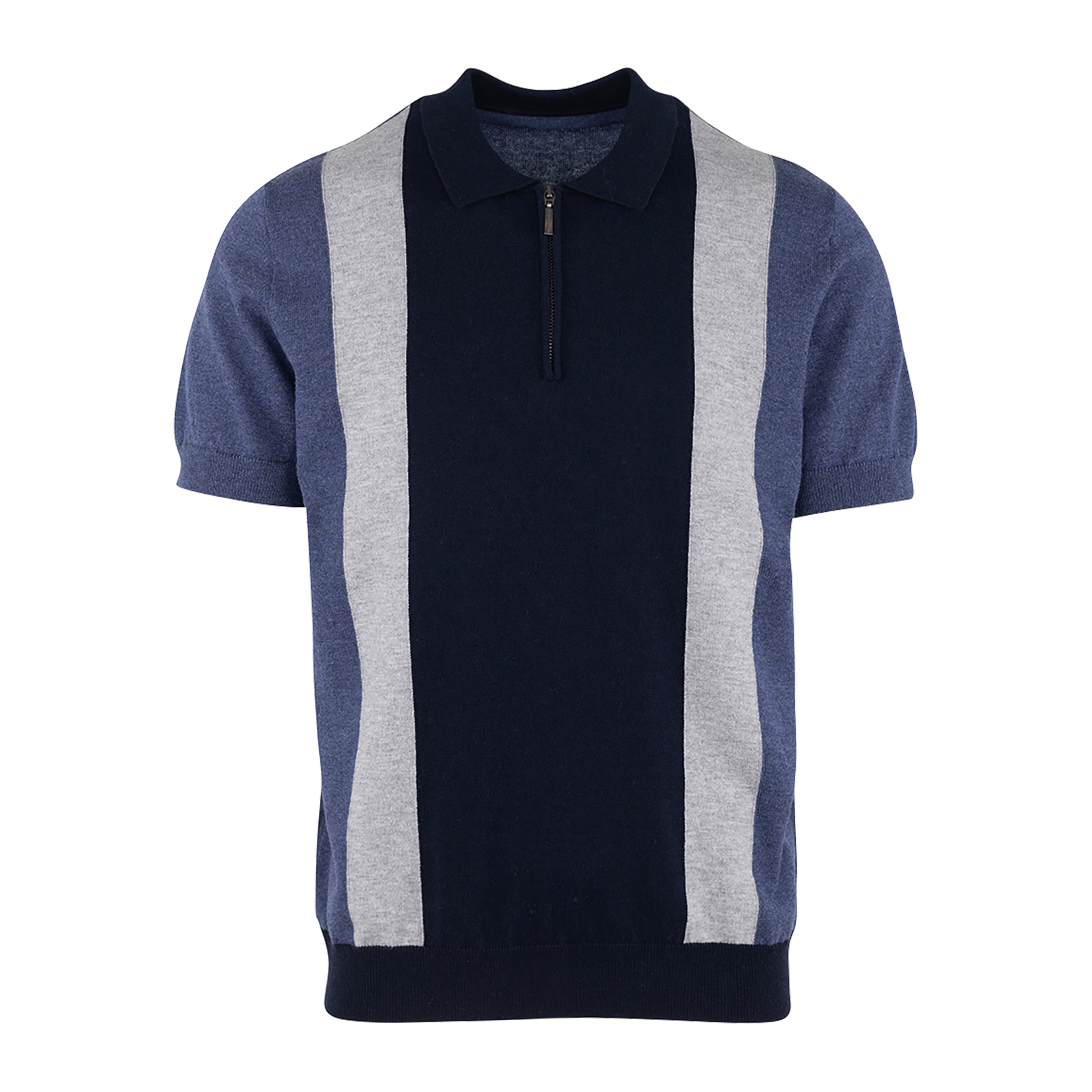 Urban Pioneers Male Doffa Half-zip PIQUE NAVY MULTI