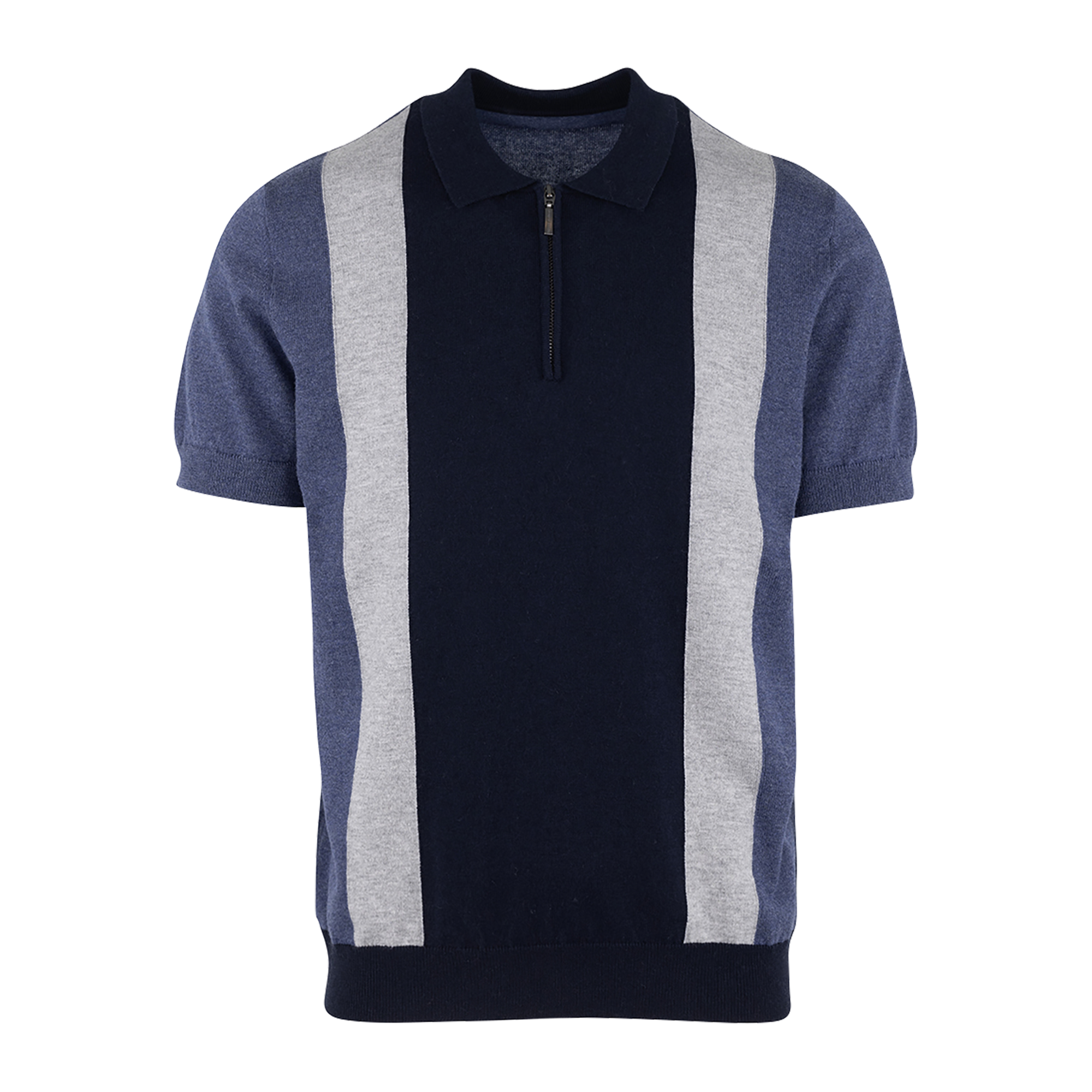 Urban Pioneers Male Doffa Half-zip PIQUE NAVY MULTI