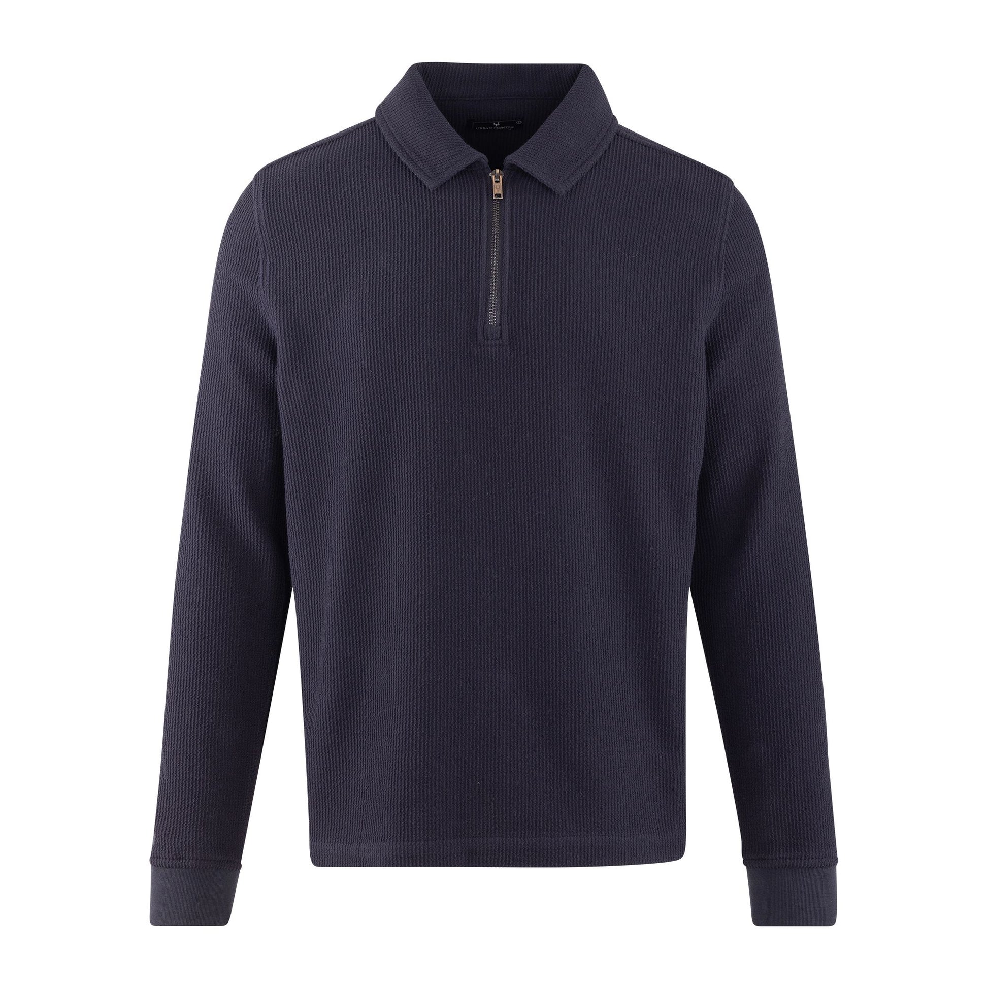 Urban Pioneers Male Emanuel Half-zip SWEATER NAVY