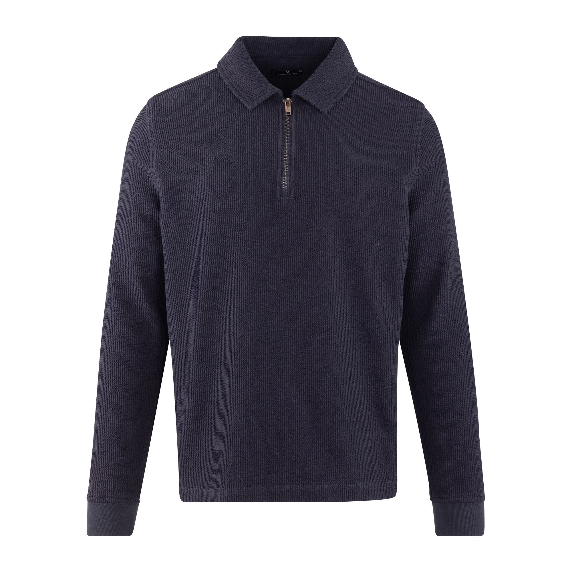 Urban Pioneers Male Emanuel Half-zip SWEATER NAVY