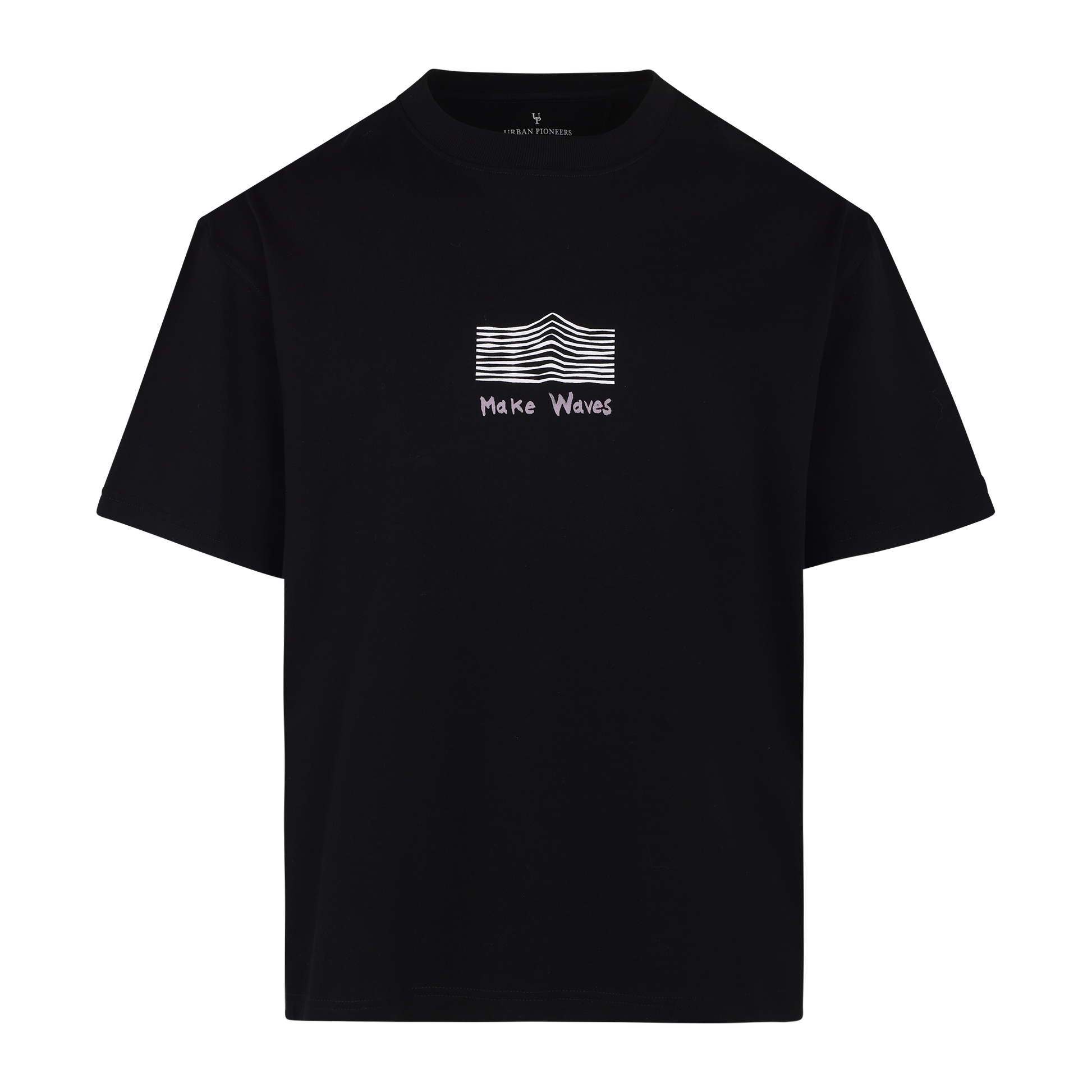 Urban Pioneers Male Enea Tee T-SHIRT BLACK MAKE WAVES