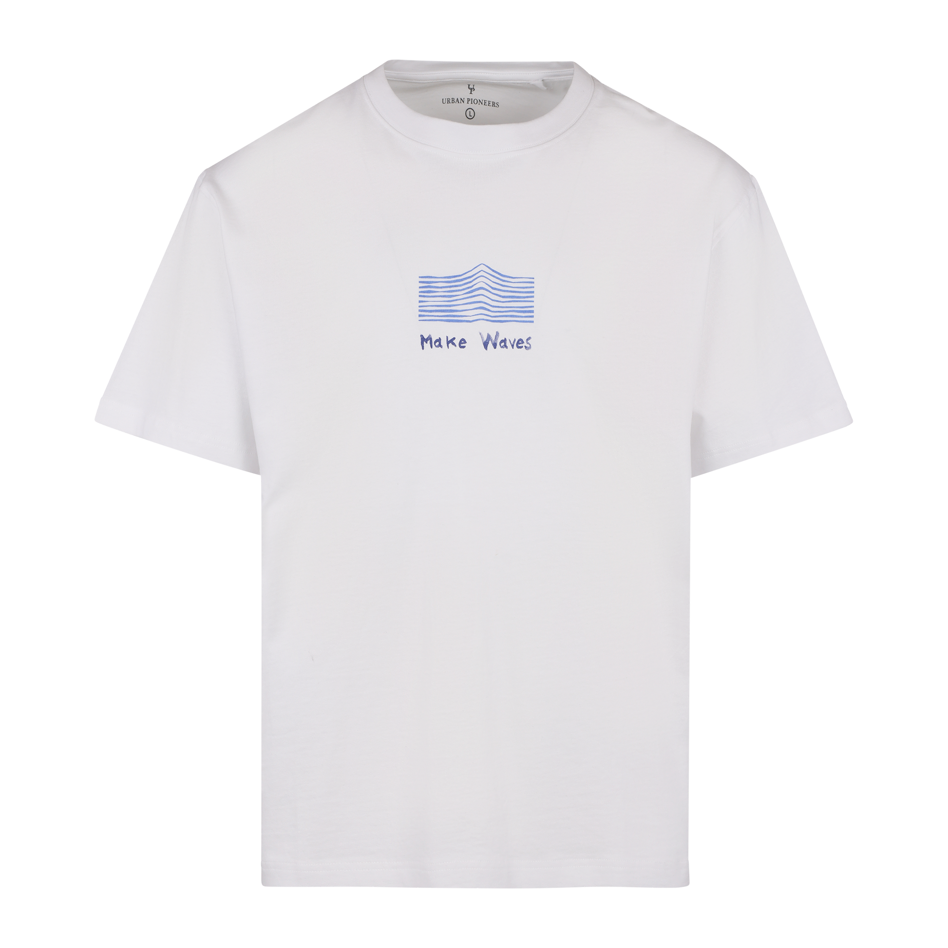 Urban Pioneers Male Enea Tee T-SHIRT WHITE MAKE WAVES