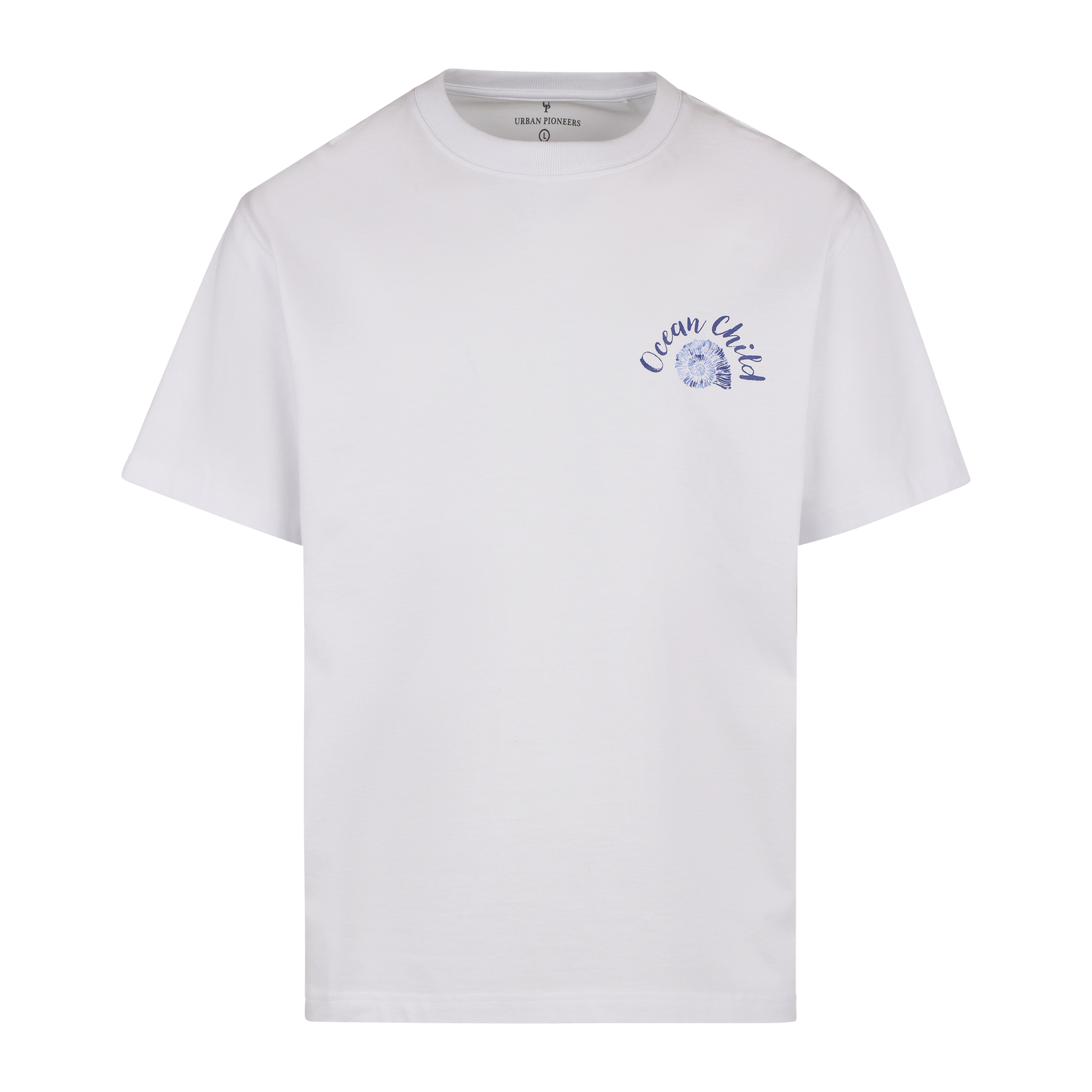 Urban Pioneers Male Enea Tee T-SHIRT WHITE OCEAN CHILD