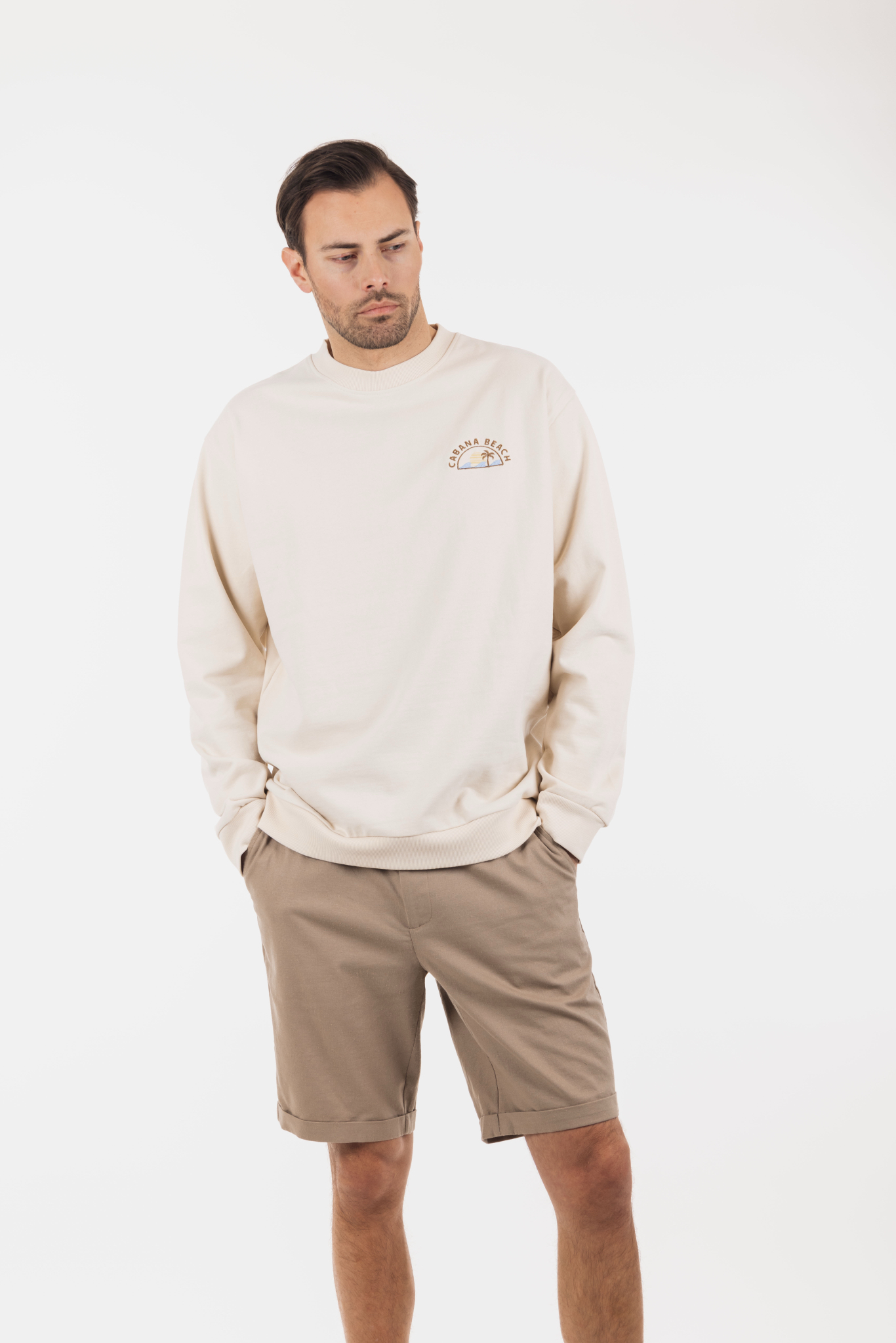 Urban Pioneers Male Enzo Sweatshirt SWEATER BIRCH