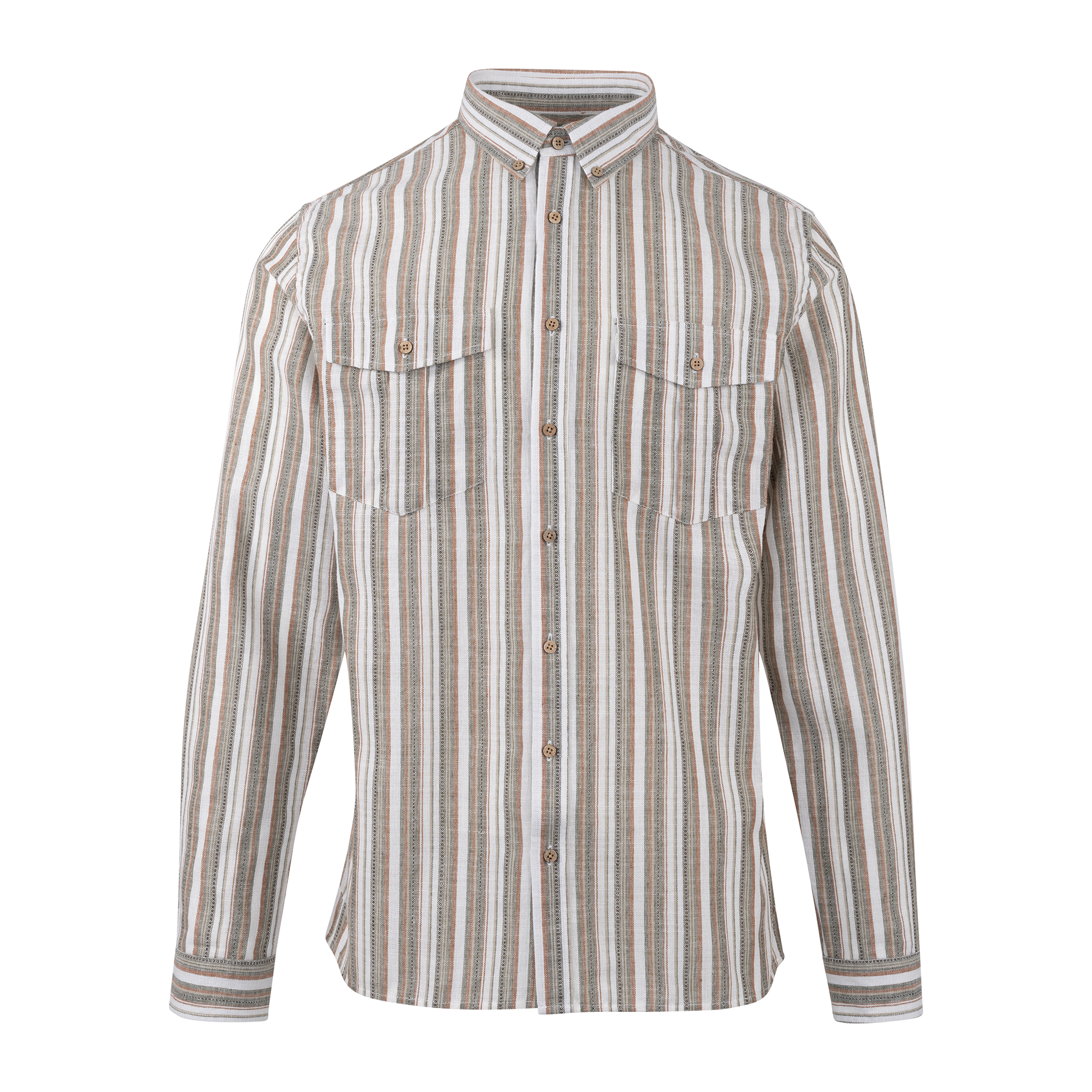 Urban Pioneers Male Etienne Shirt SHIRT BROWN MULTI