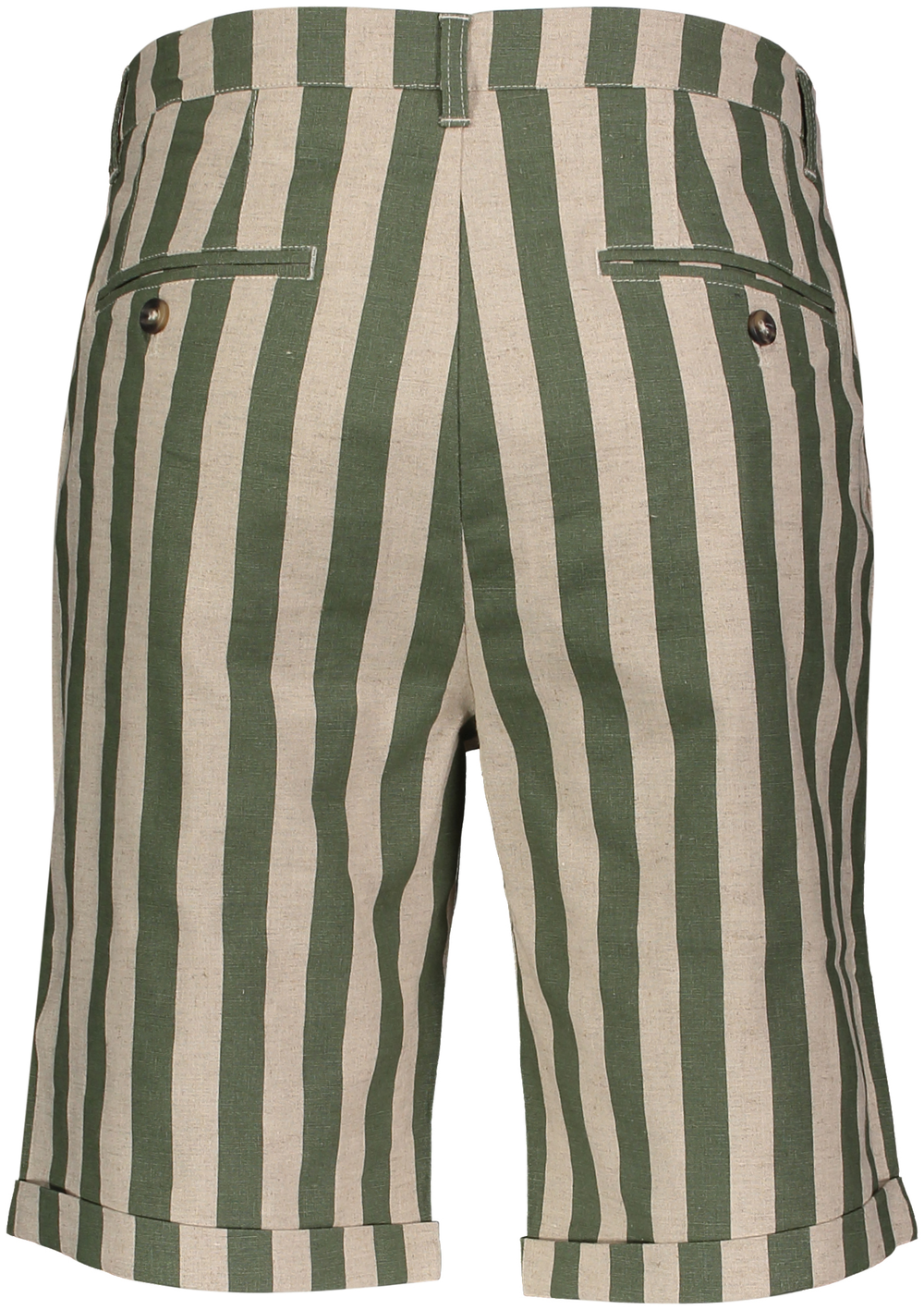 Urban Pioneers Male Felix Shorts SHORTS OLIVE STRIPE