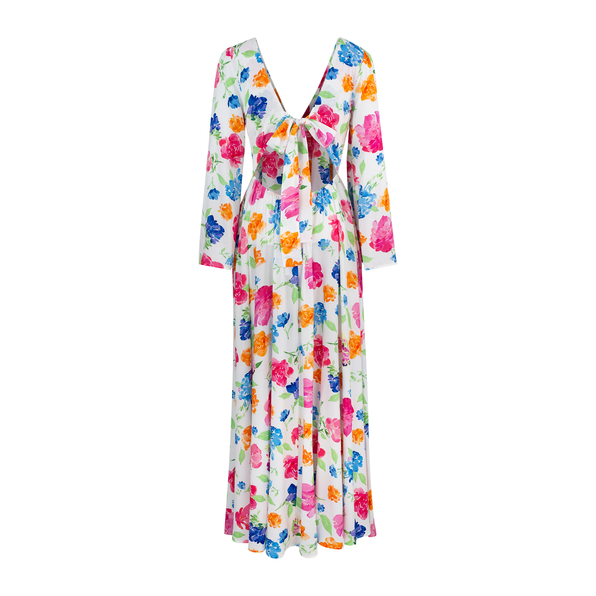 Urban Pioneers Female Florissa Dress DRESS WHITE AOP