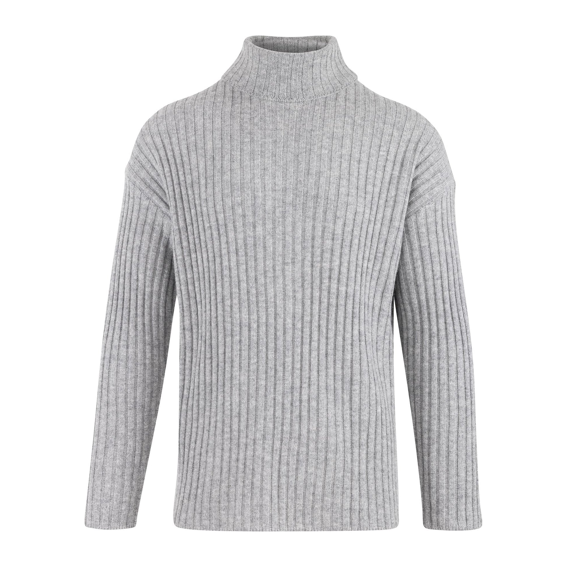 Urban Pioneers Male Franklin Turtle SWEATER GREY MELANGE