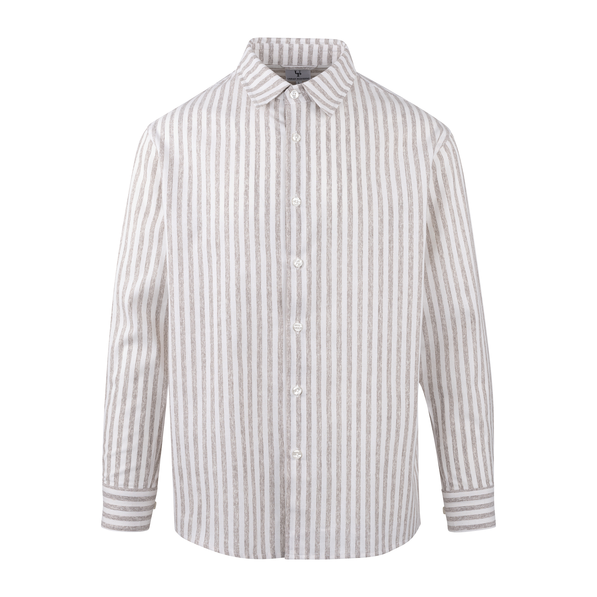 Urban Pioneers Male Gilmar Shirt SHIRT BROWN STRIPE