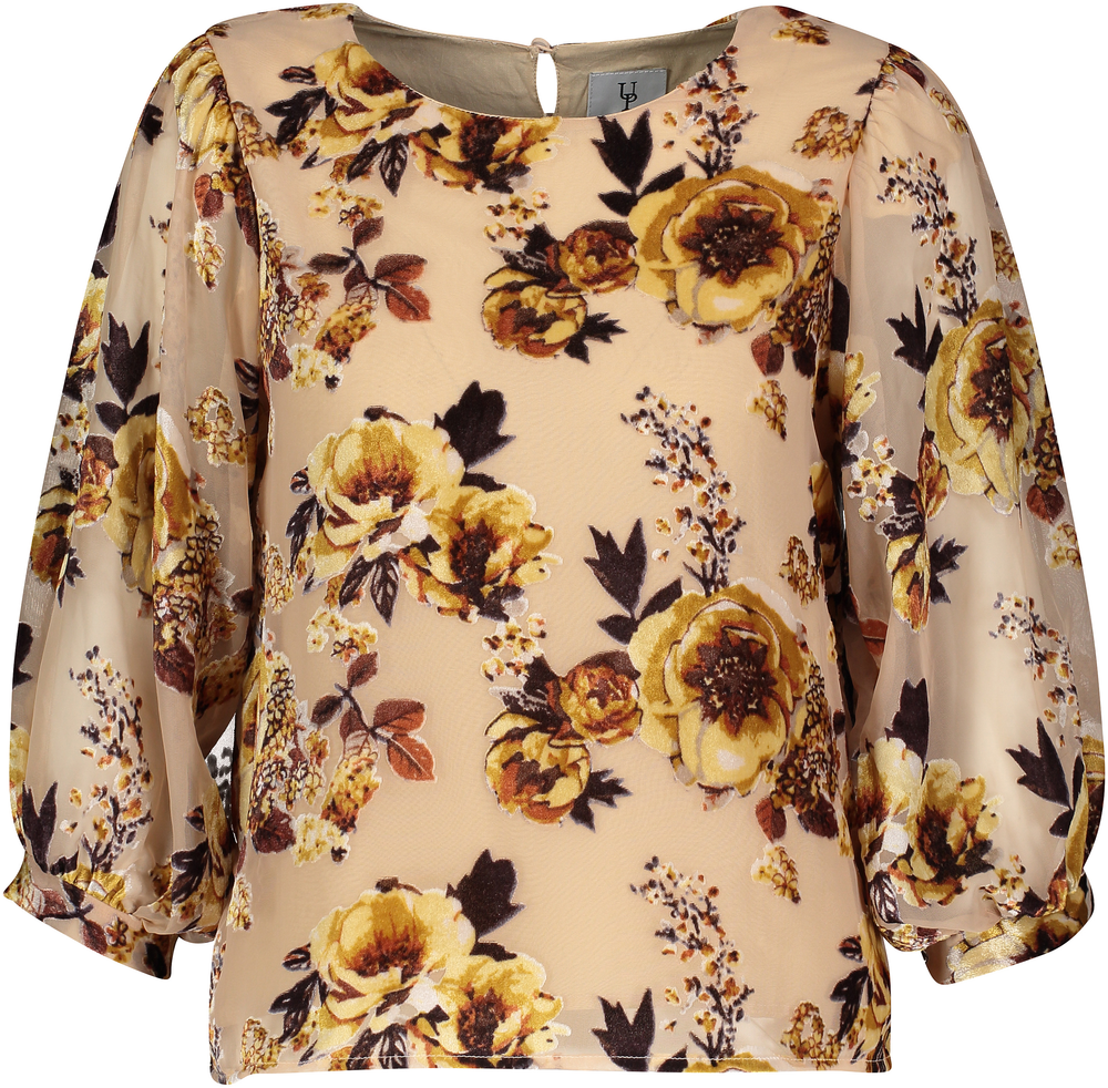 Urban Pioneers Female Jules Top TOP BEIGE AOP
