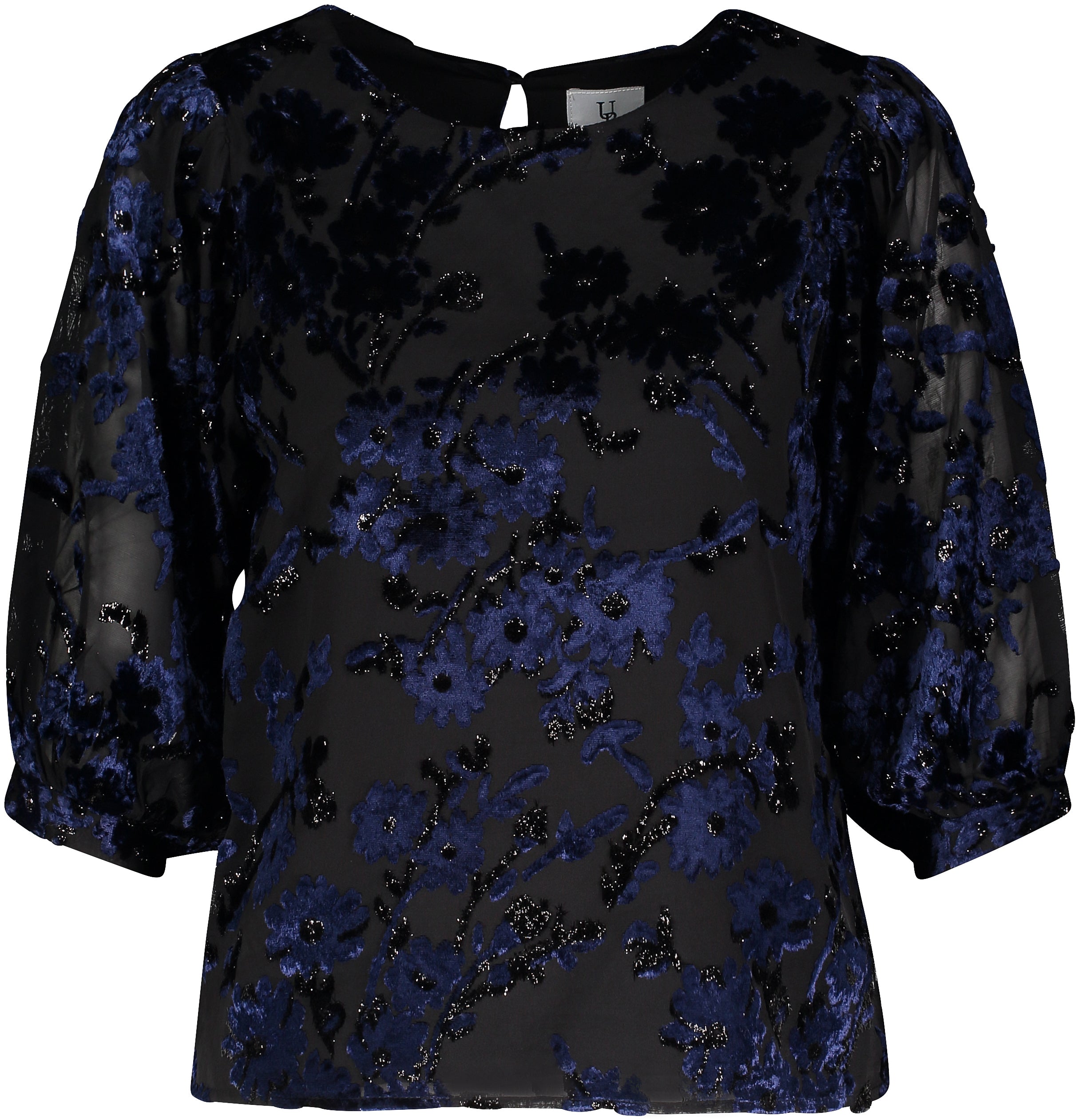 Urban Pioneers Female Jules Top TOP BLACK AOP