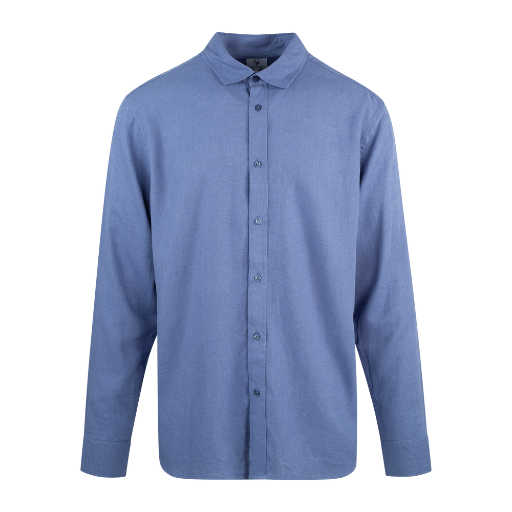 Urban Pioneers Male Kaylan shirt SHIRT DUSTY BLUE