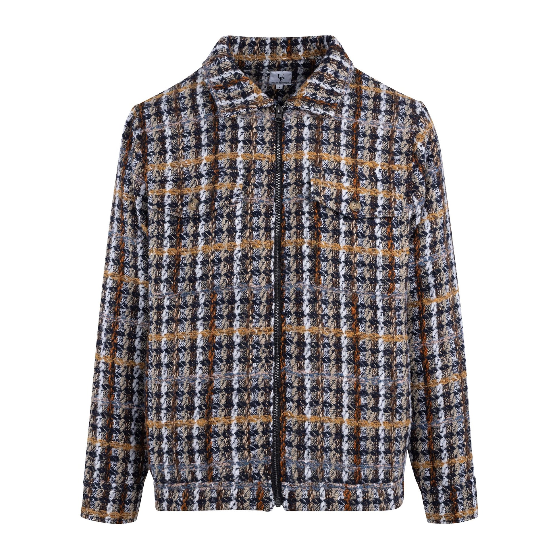Urban Pioneers Male Kian Jacket JACKET NAVY MULTI CHECK