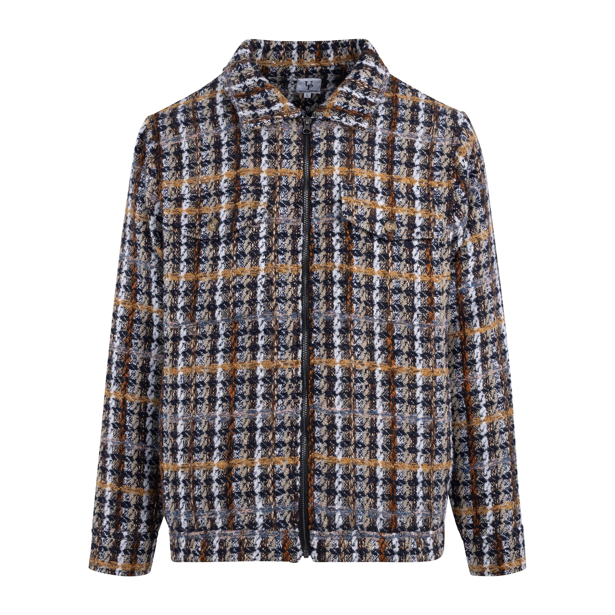 Urban Pioneers Male Kian Jacket JACKET NAVY MULTI CHECK