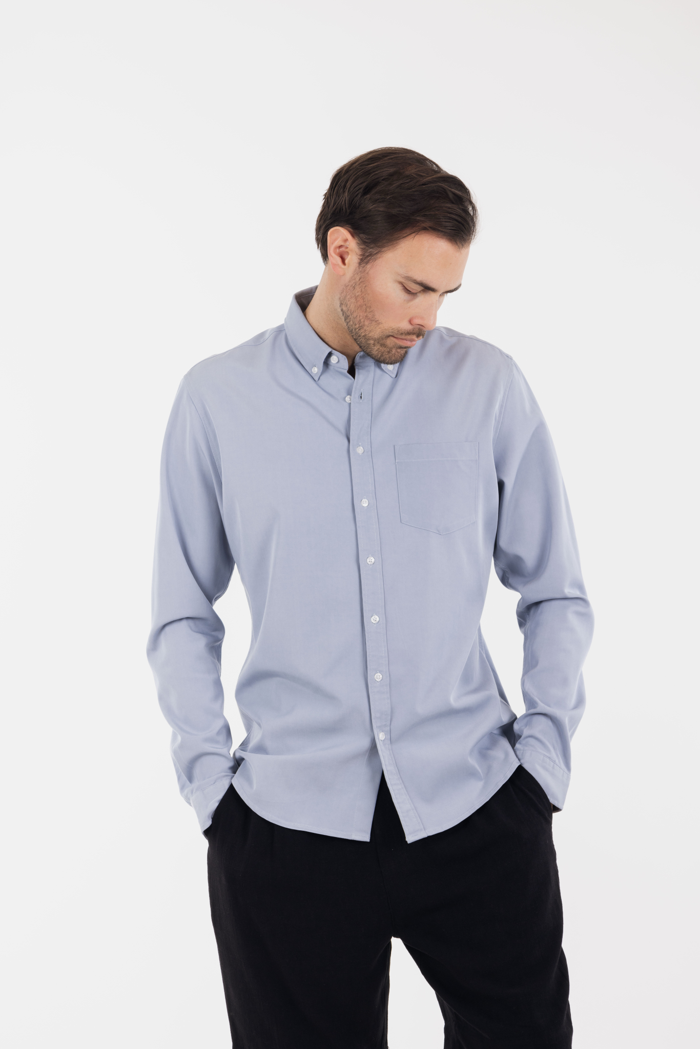 Urban Pioneers Male Latif Shirt SHIRT BLUE FOG