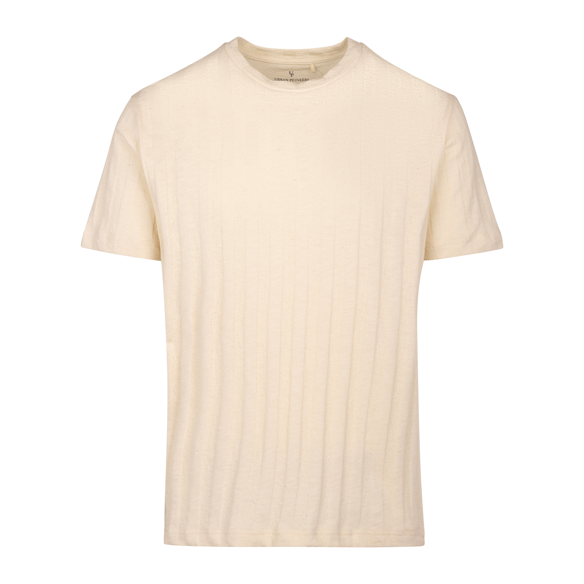 Urban Pioneers Male Leonell Tee T-SHIRT CREAM